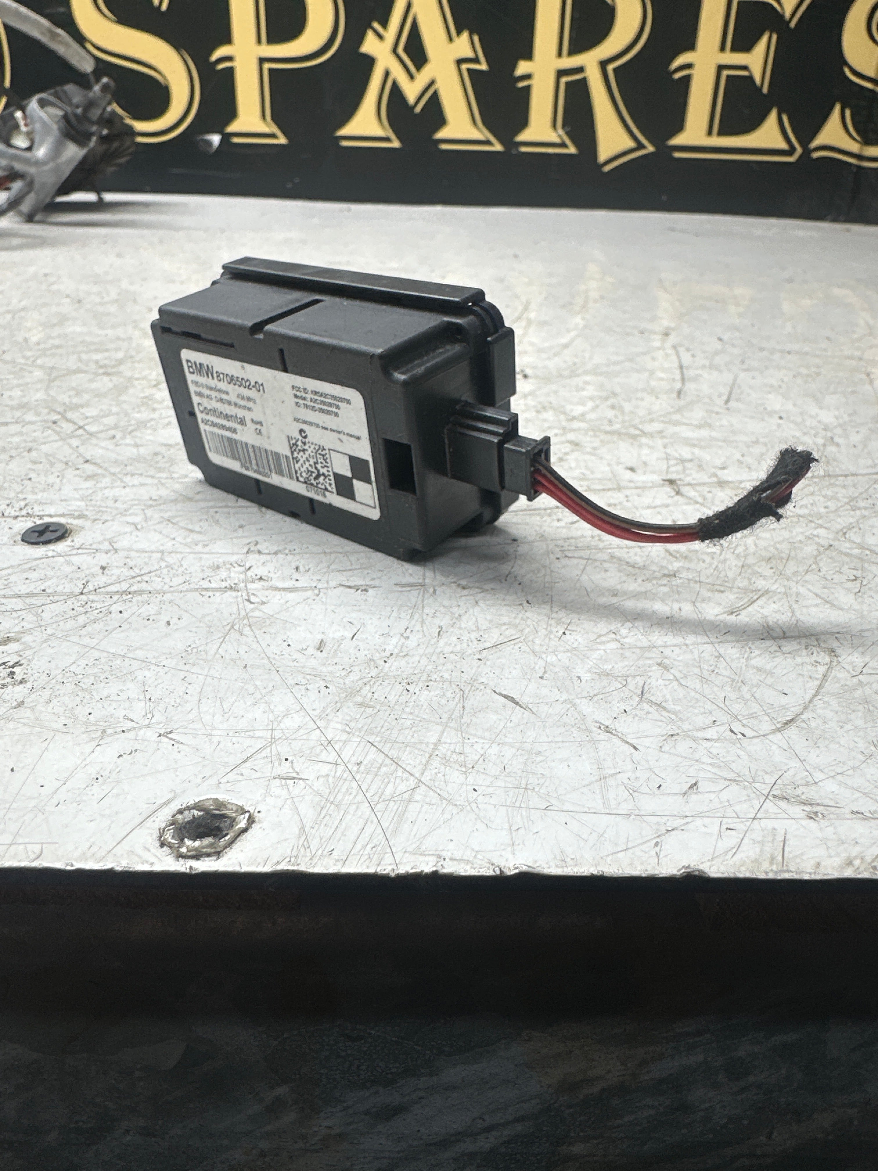 BMW X5 F15 FBD-3 Receiver Radio Remote Control Module 8706502-01 2013–2018