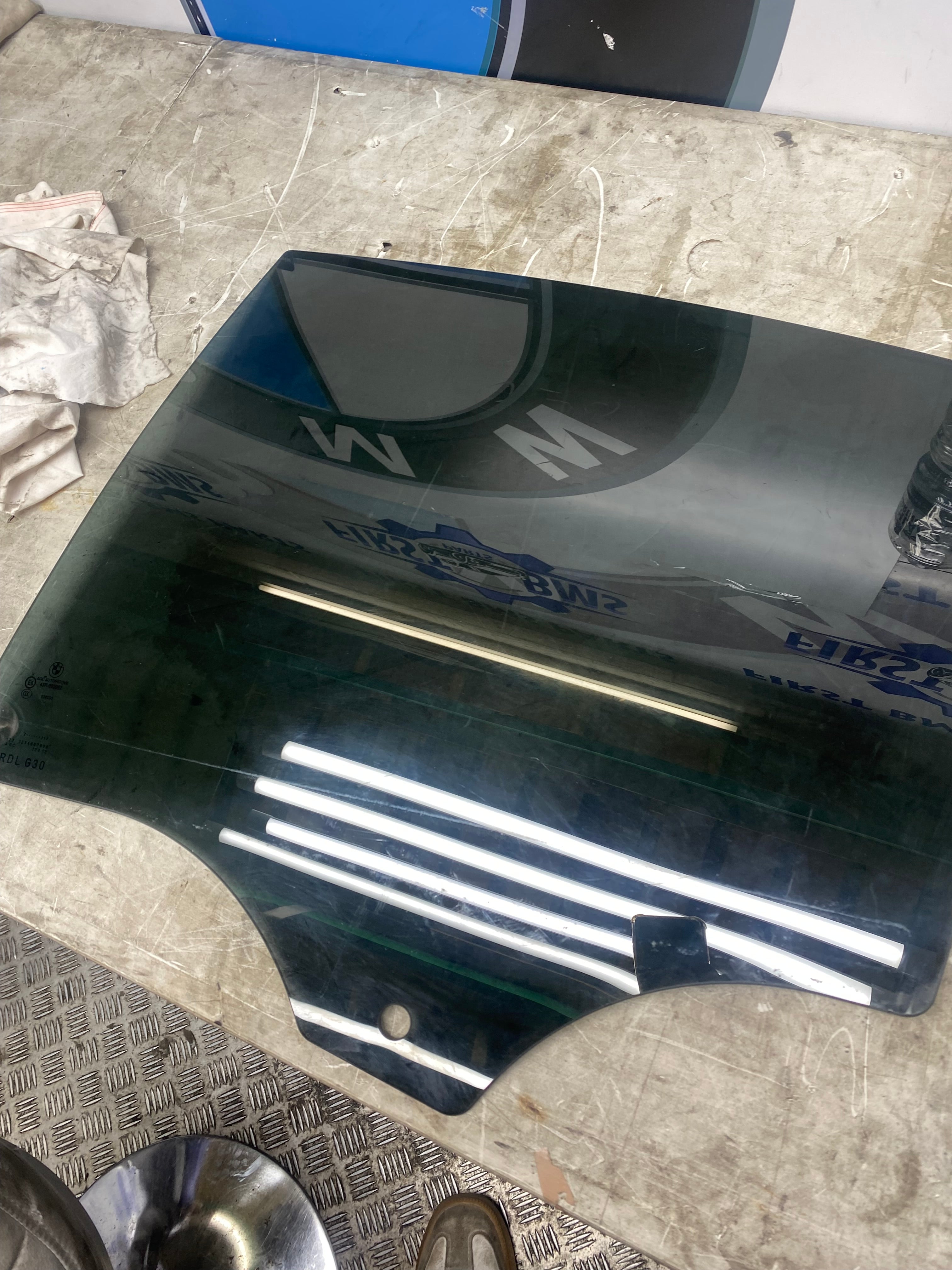 BMW 5 Series G30 Rear Passenger Side Window Glass – 2017–2023