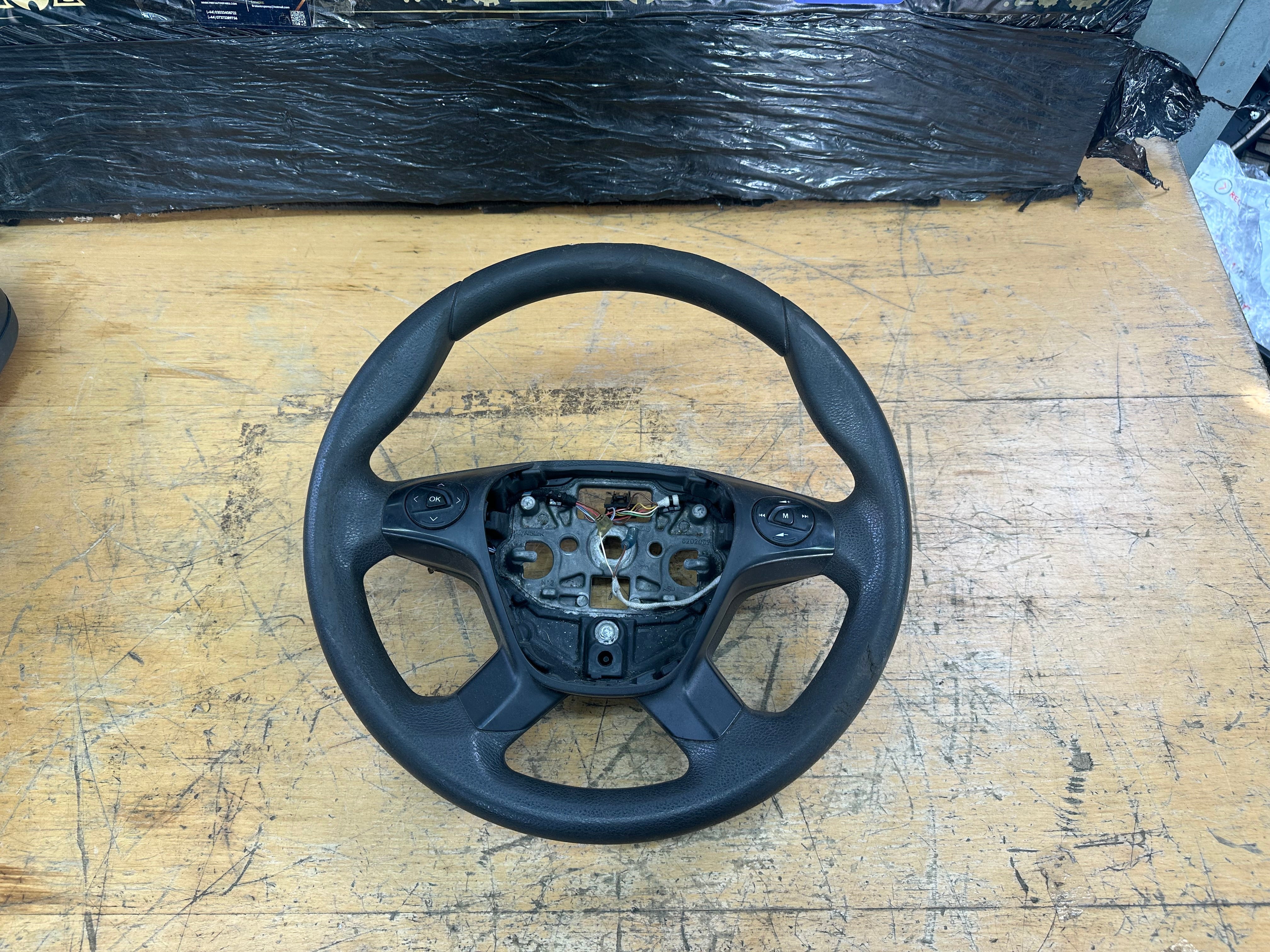 Ford Transit 2017 Mk8 Multifunction Steering Wheel (BK21-3600-CD35B8)