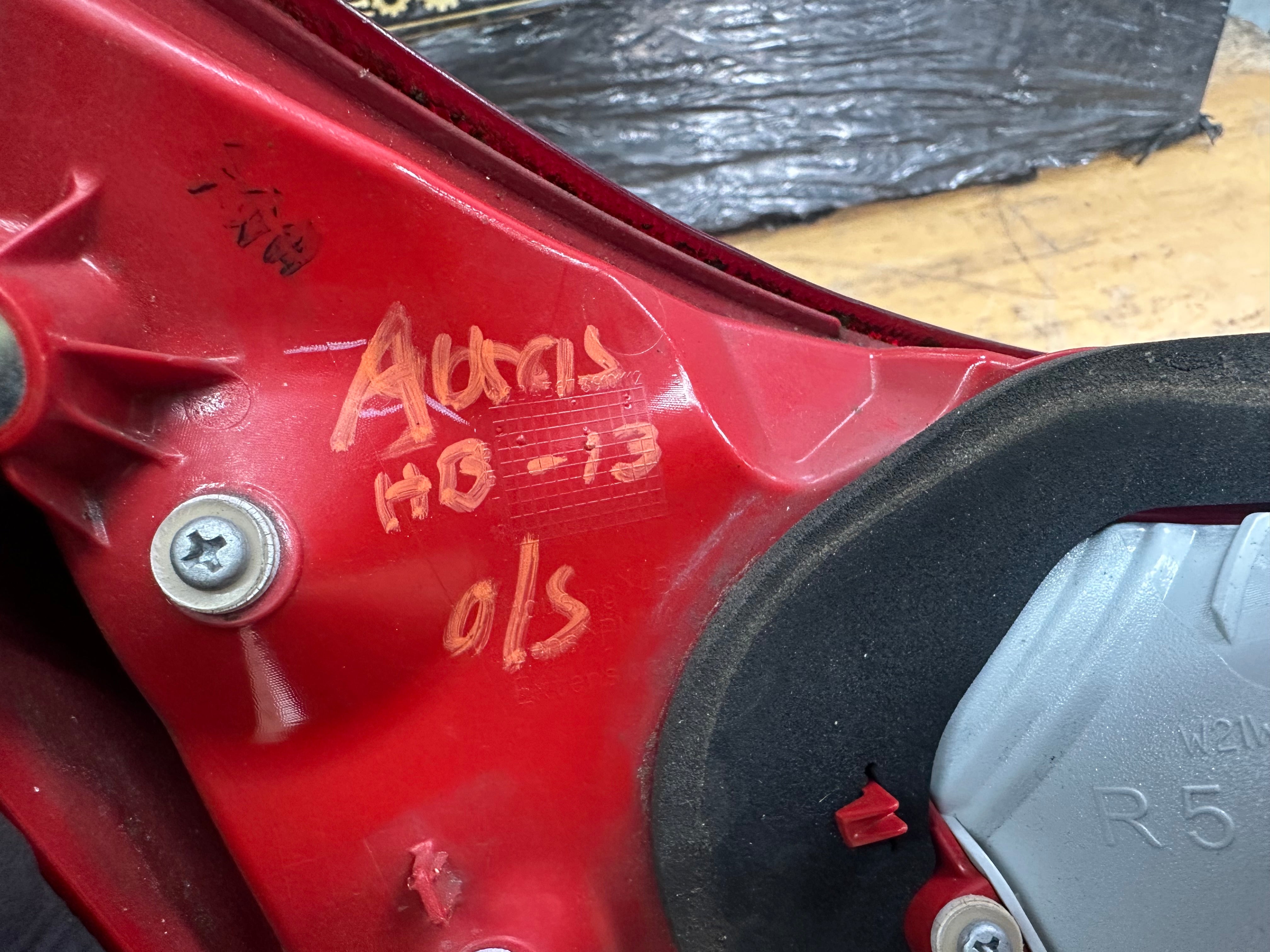 Toyota Auris E18 Hatchback 2012-2015 Driver’s Right Inner Rear Tail Light (02-260)