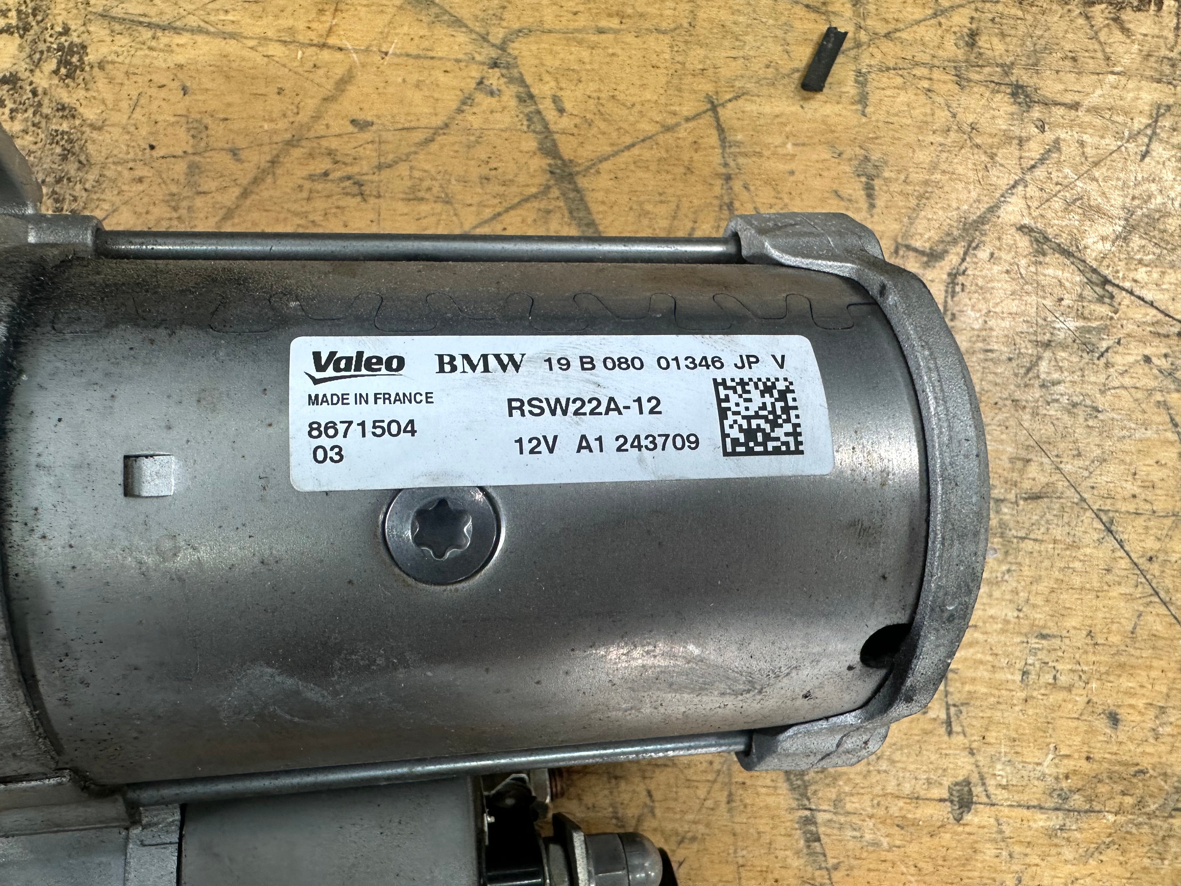 BMW 3 Series G20 xDrive Valeo Starter Motor (RSW22A-12) (8671504-03) (A1 243709)