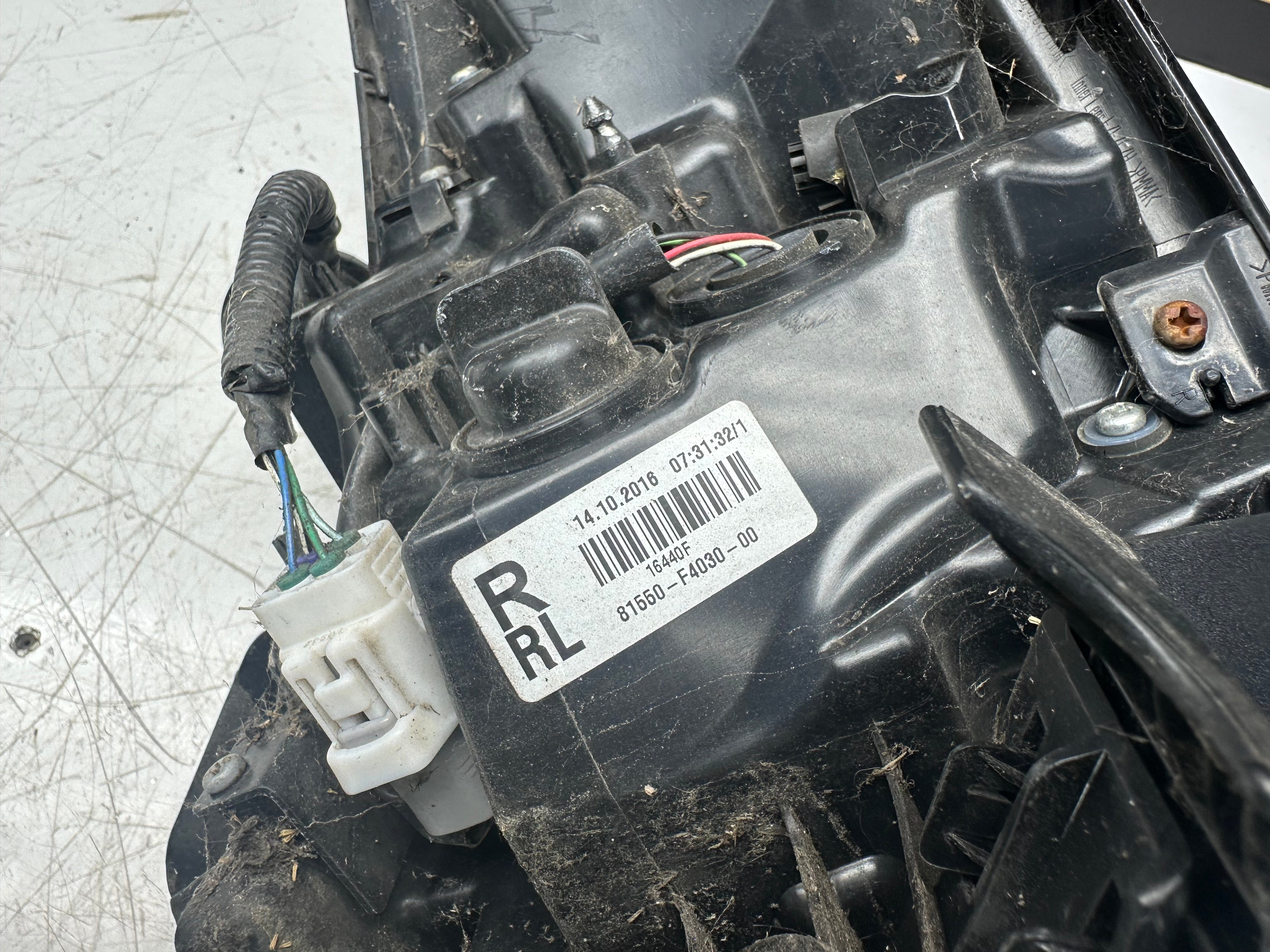 Toyota C-HR 2016-2019 Right Rear Tail Light (81550-F4030-00)