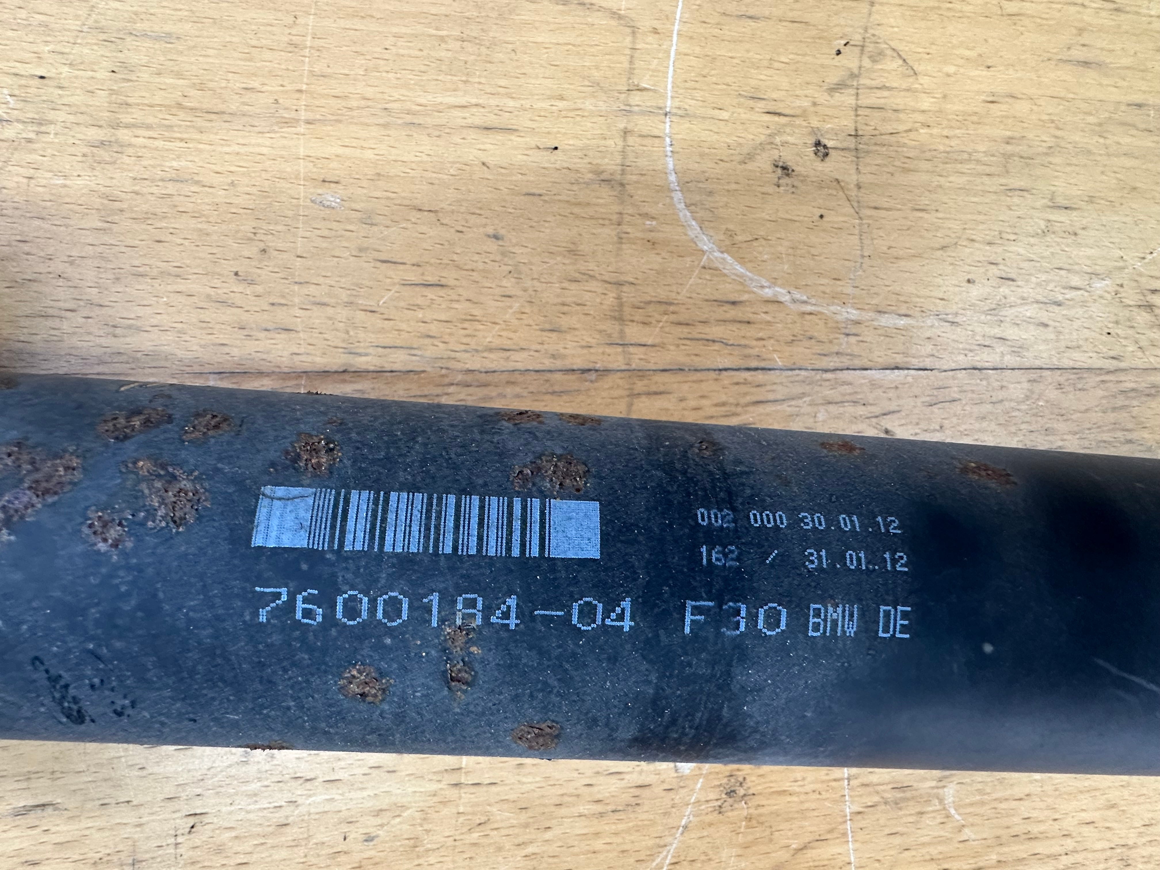 BMW 3 Series F30 Propshaft 2012-2018 (7600184-04)