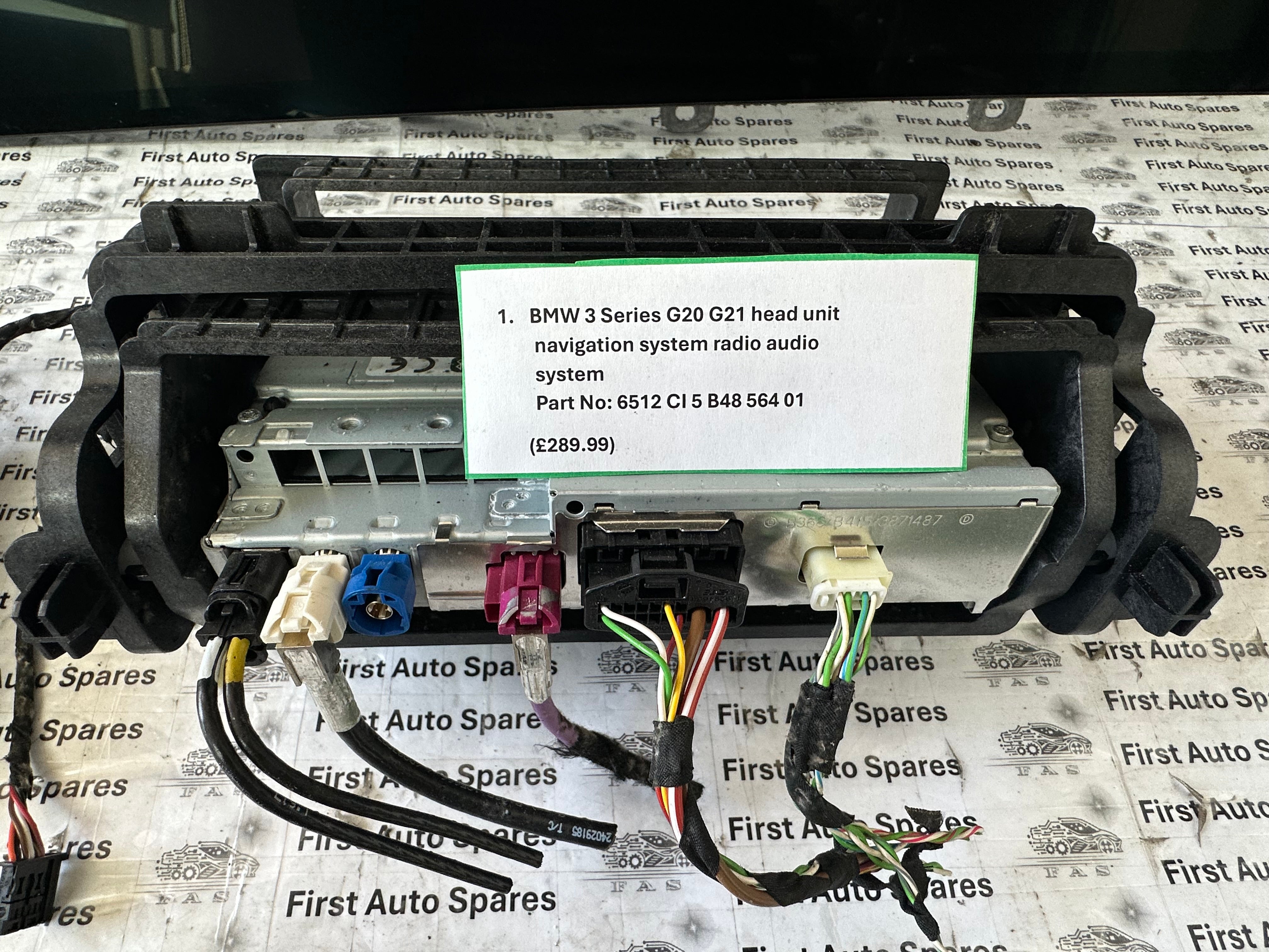 BMW G20 G21 LCI G28 G26 G80 I4 Complete HU Harman System, Multimedia & Navigation (6512 CI 5 B48 564 01)