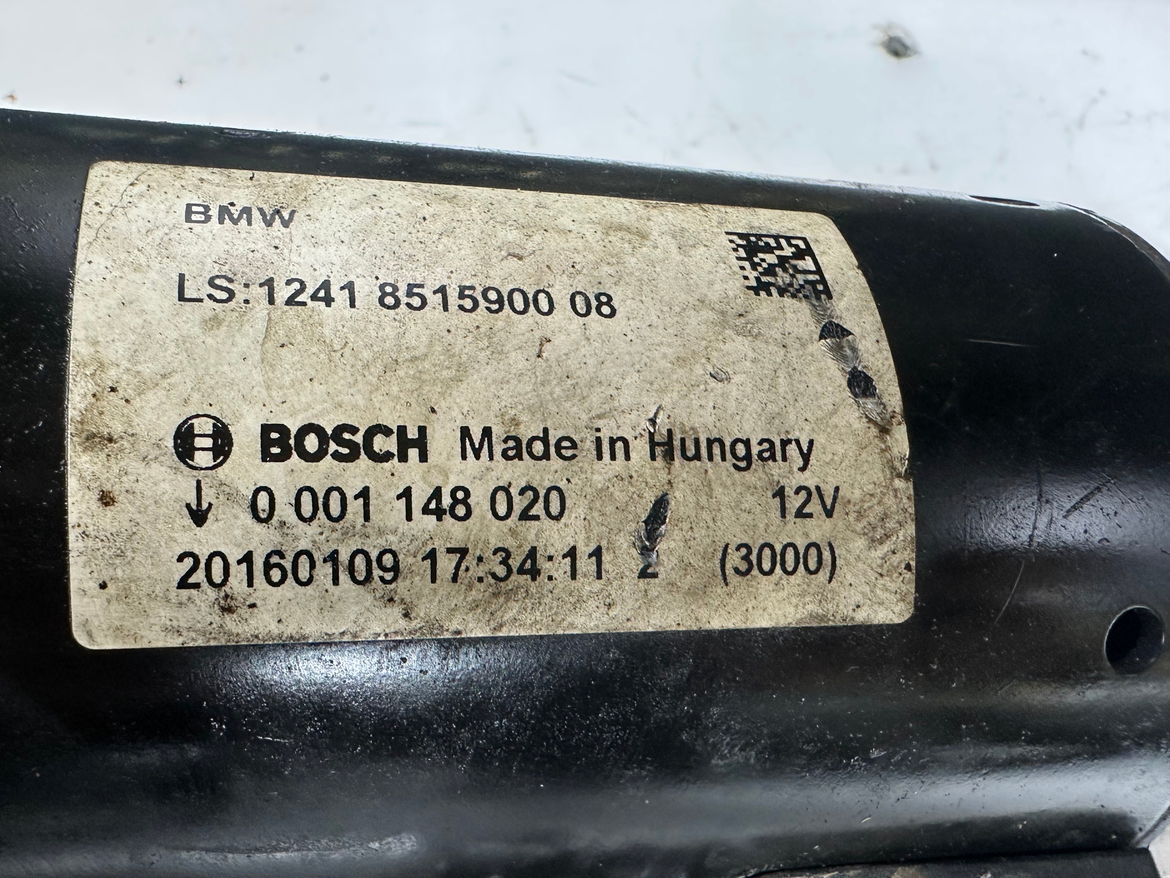BMW X5 F15 F85 2013-18 BOSCH Starter Motor (1241 8515900 08 / 0001148020)