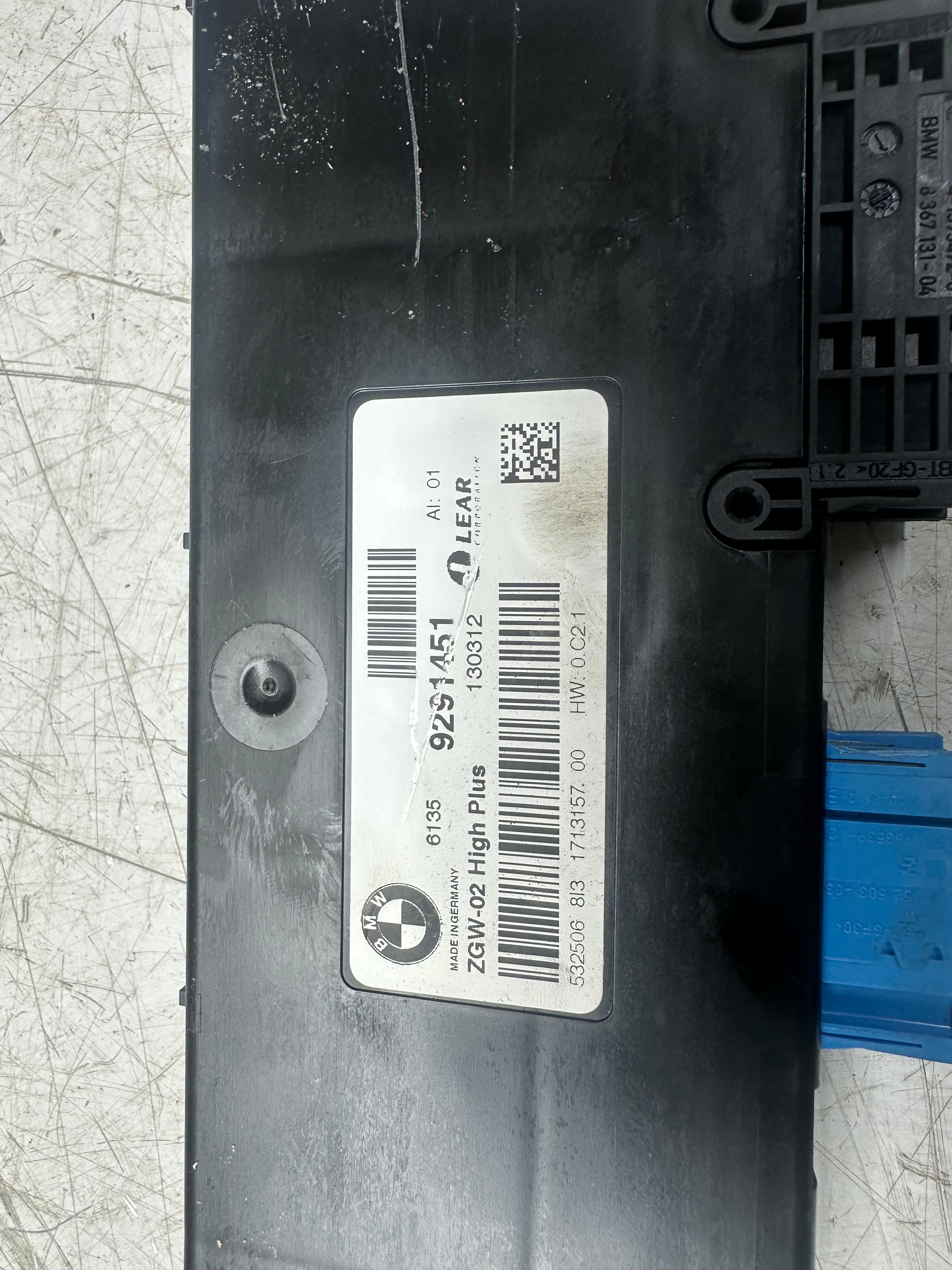 BMW 6 Series F06 2009–2017 Gateway Control Unit (9291451) (61359291451)