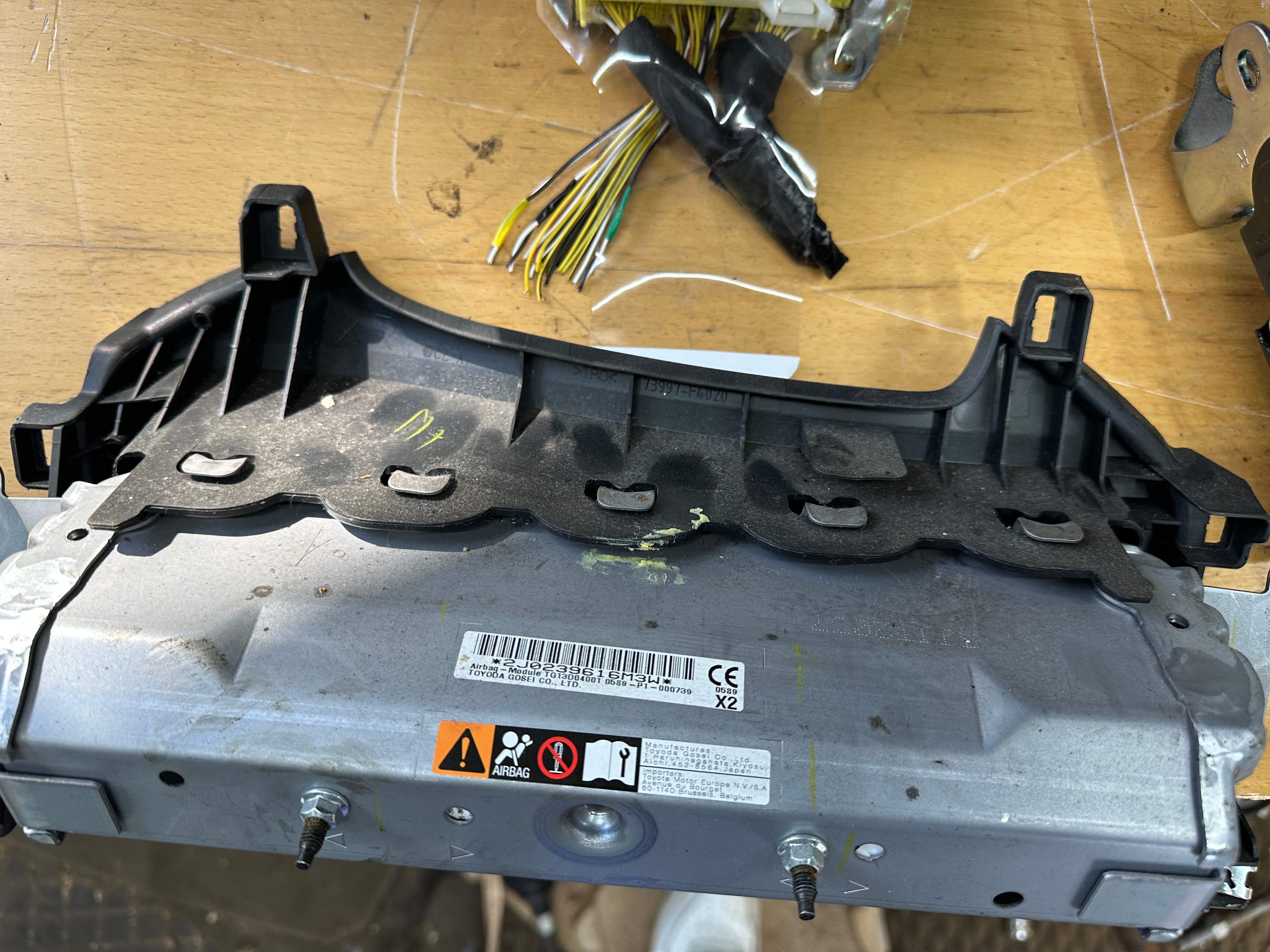 Toyota C-HR 2020 Complete Airbag Kit with Steering Wheel