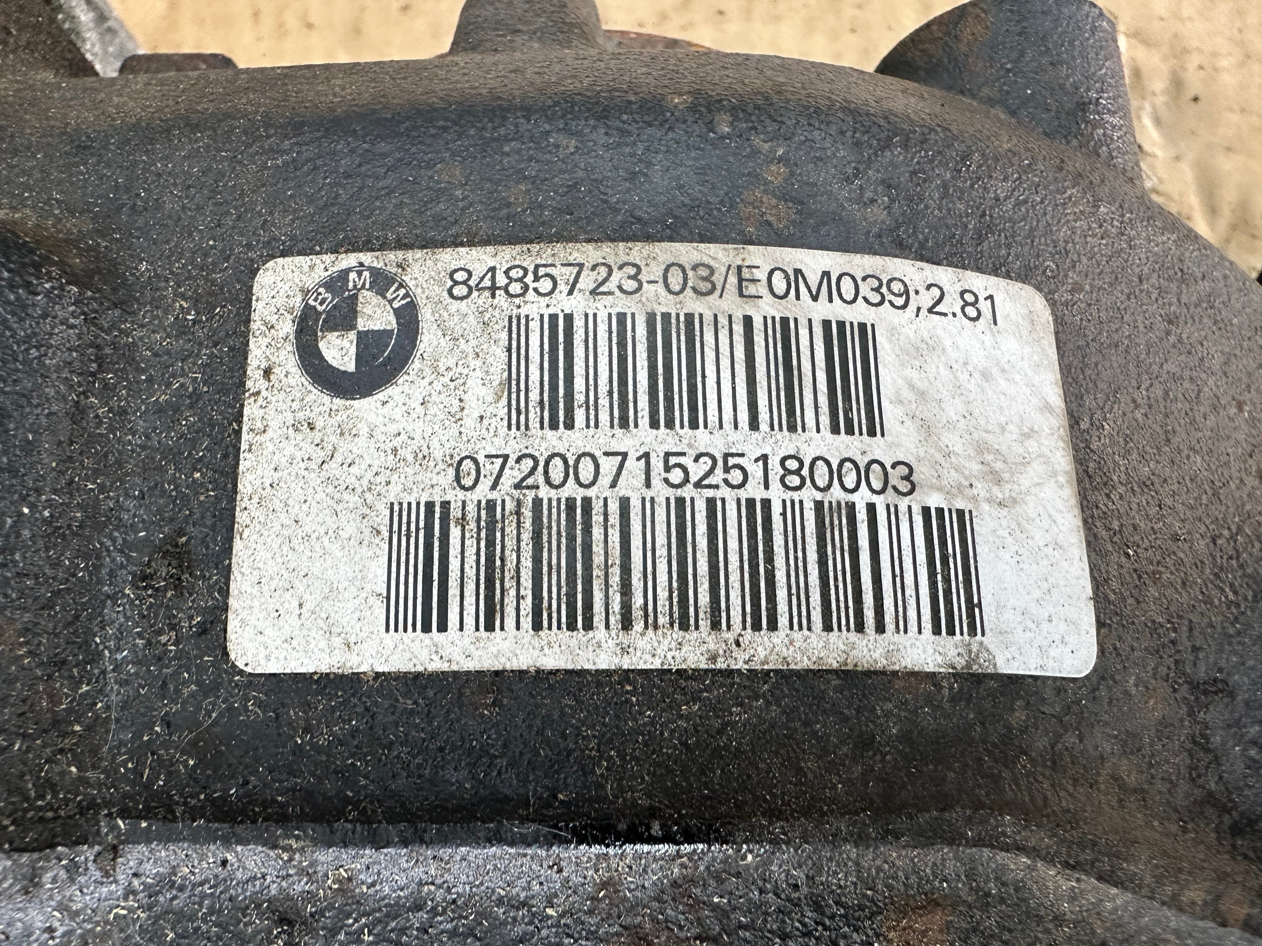 BMW 3 Series Rear Diff Differential 2.81 Ratio (8485723-03)