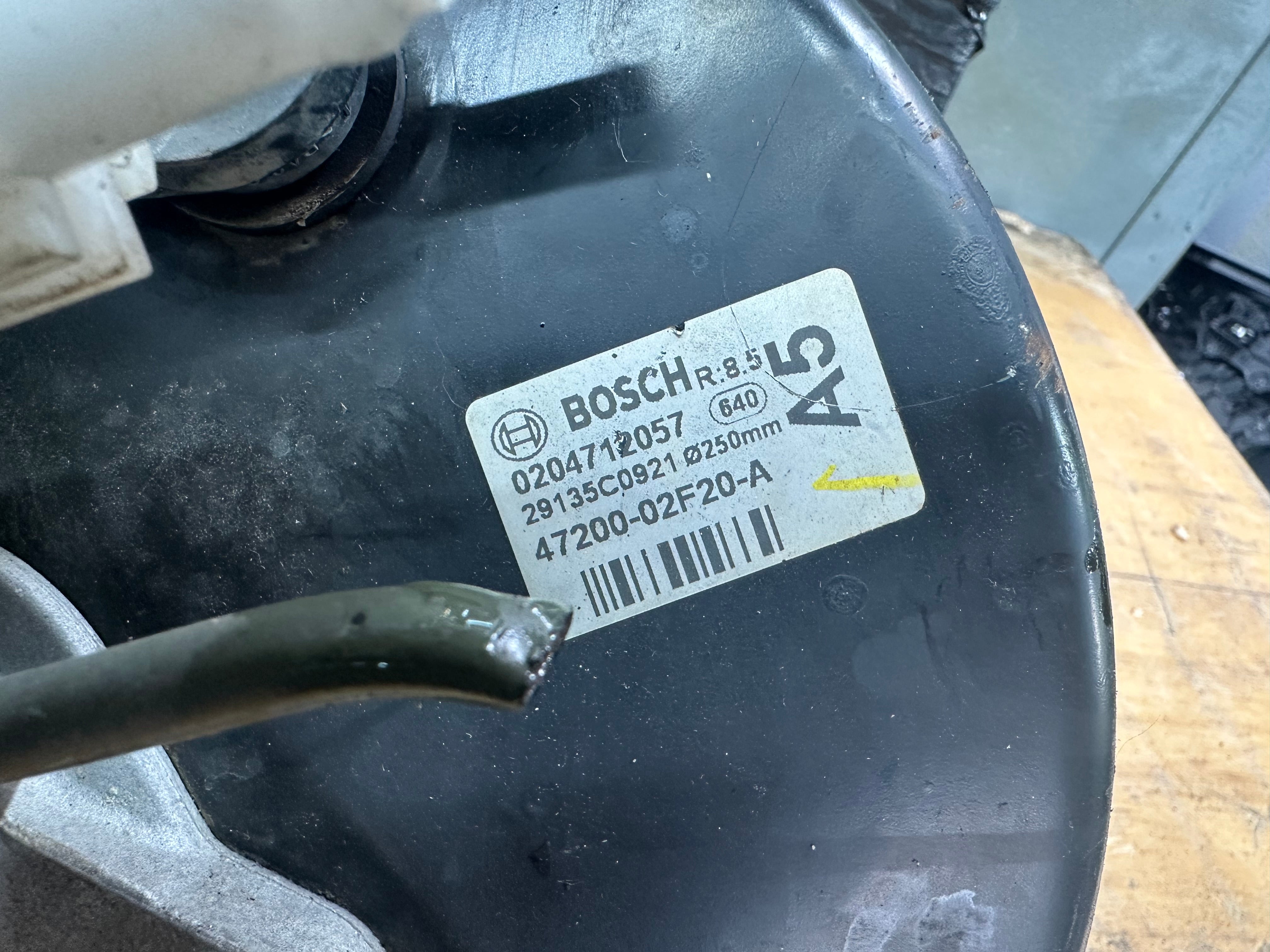 Toyota Auris 2013 1.6 Petrol Complete Brake Servo A5 (47200-02F20-A)