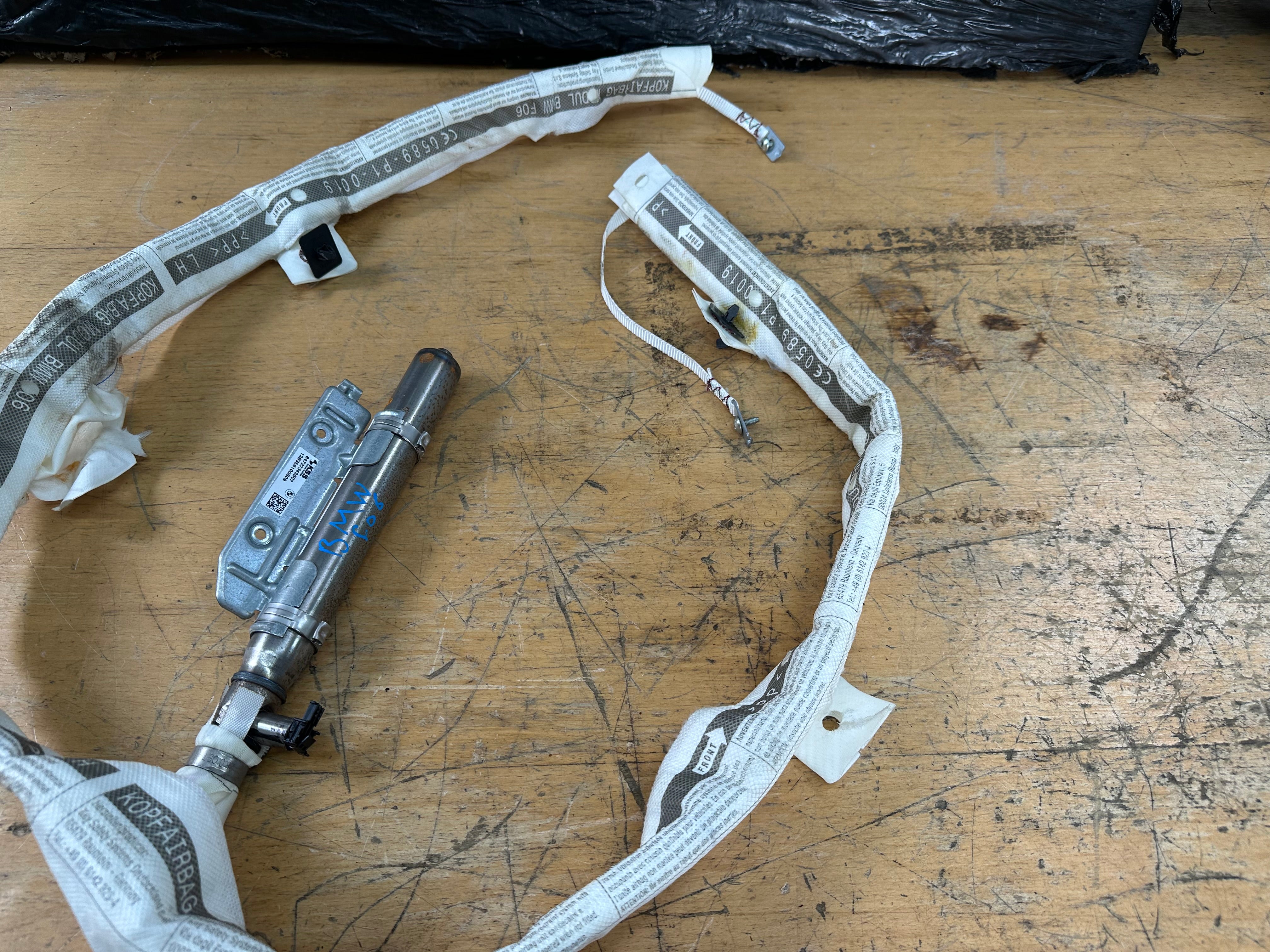 BMW 6 Series F06 F13 Left Passenger Roof Curtain Airbag (84727343507) (1024975-6-6)