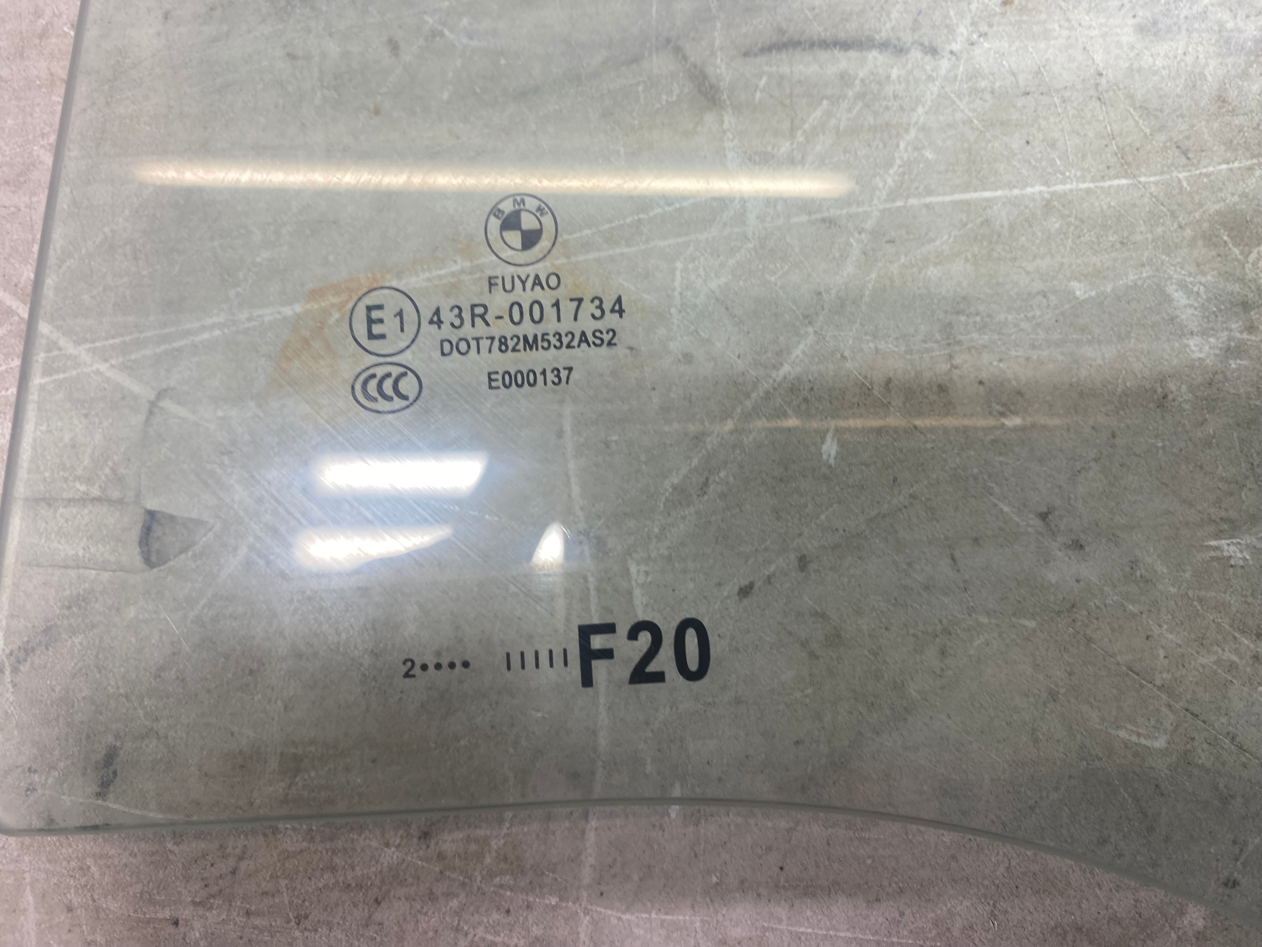 BMW 1 Series F20 Rear Passenger Side Window Glass – 2011–2019