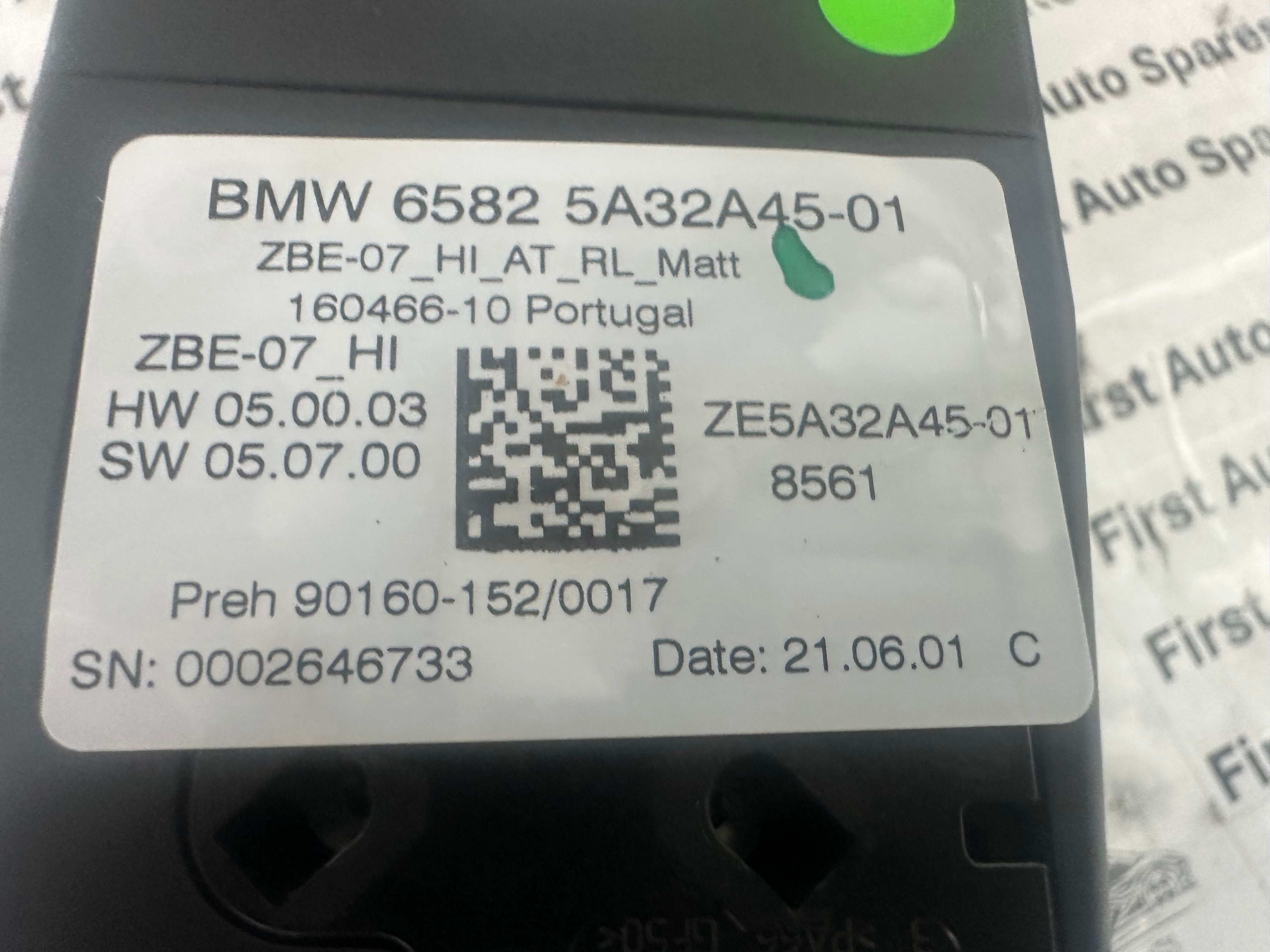 BMW 3 Series G20 G21 Complete iDrive System (CI5A4735401) (00125611-10) (5A32A45-01)