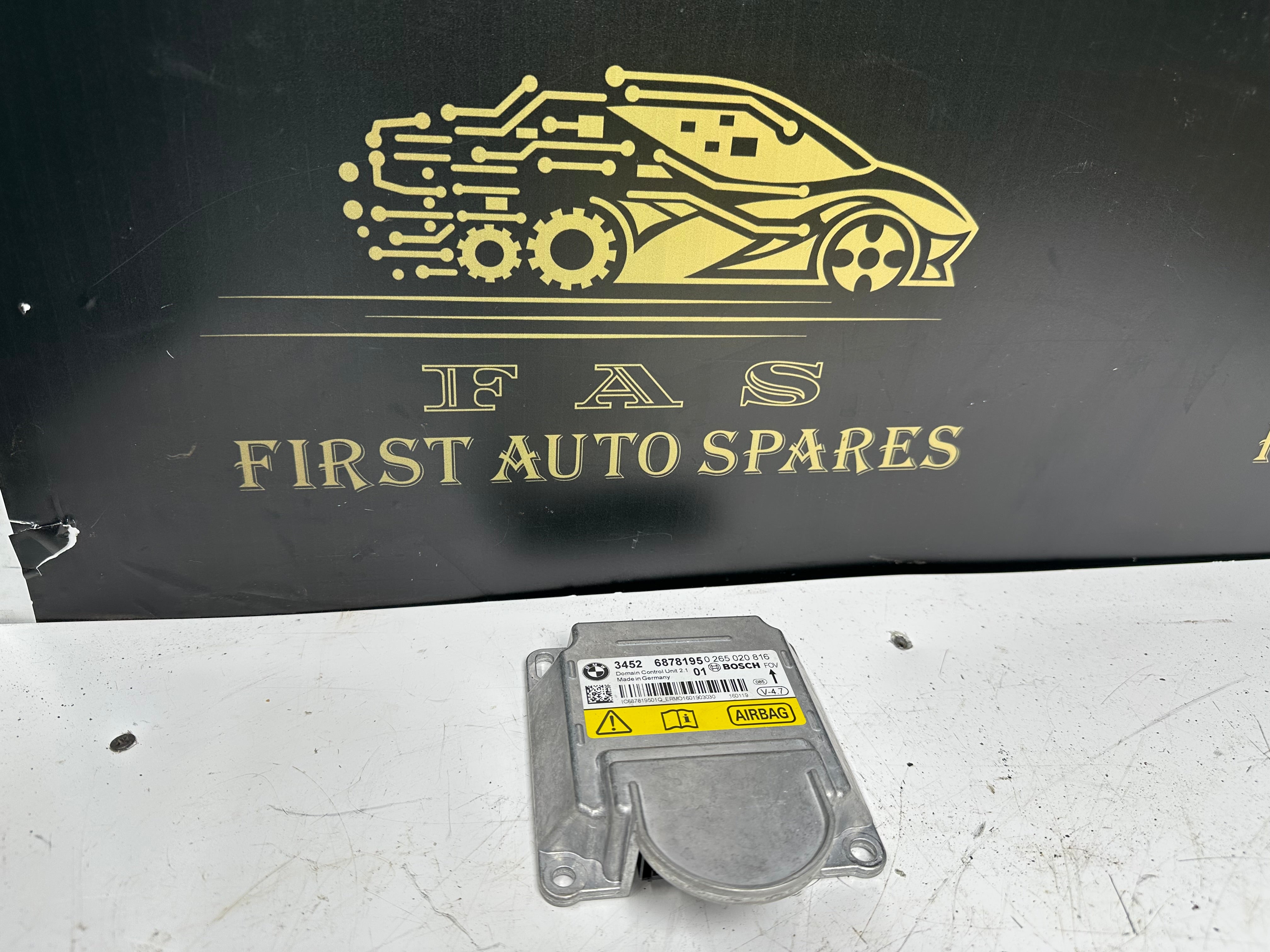 BMW X5 X6 F15 F16 F85 F86 Airbag Control Module (3452 6878195) (026502016)