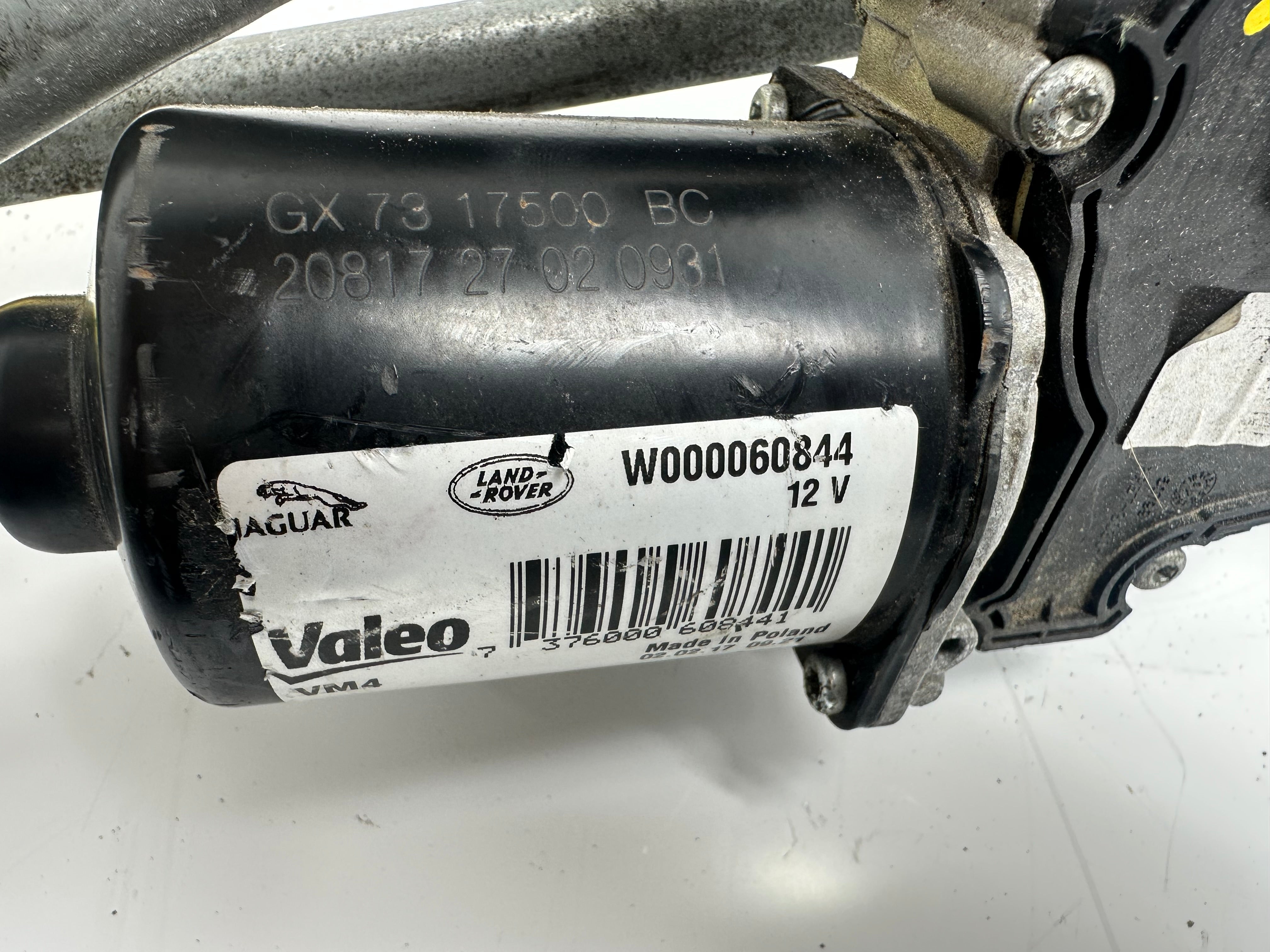 Jaguar XE X760 Front Windscreen Wiper Motor & Linkage (GX73-17500-BC)