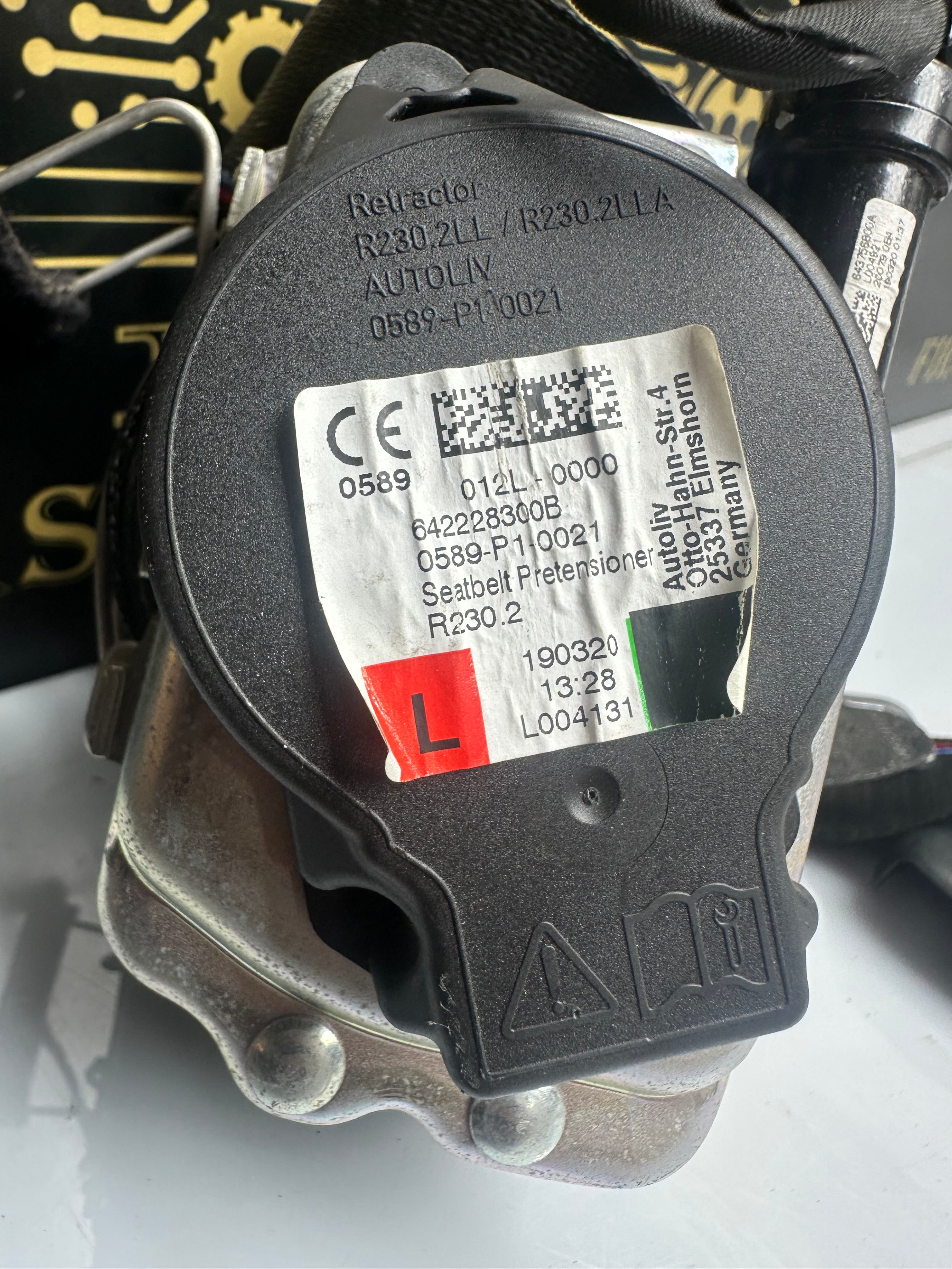 BMW 1 Series F40 Front Passenger Side Seatbelt – 2019–Present