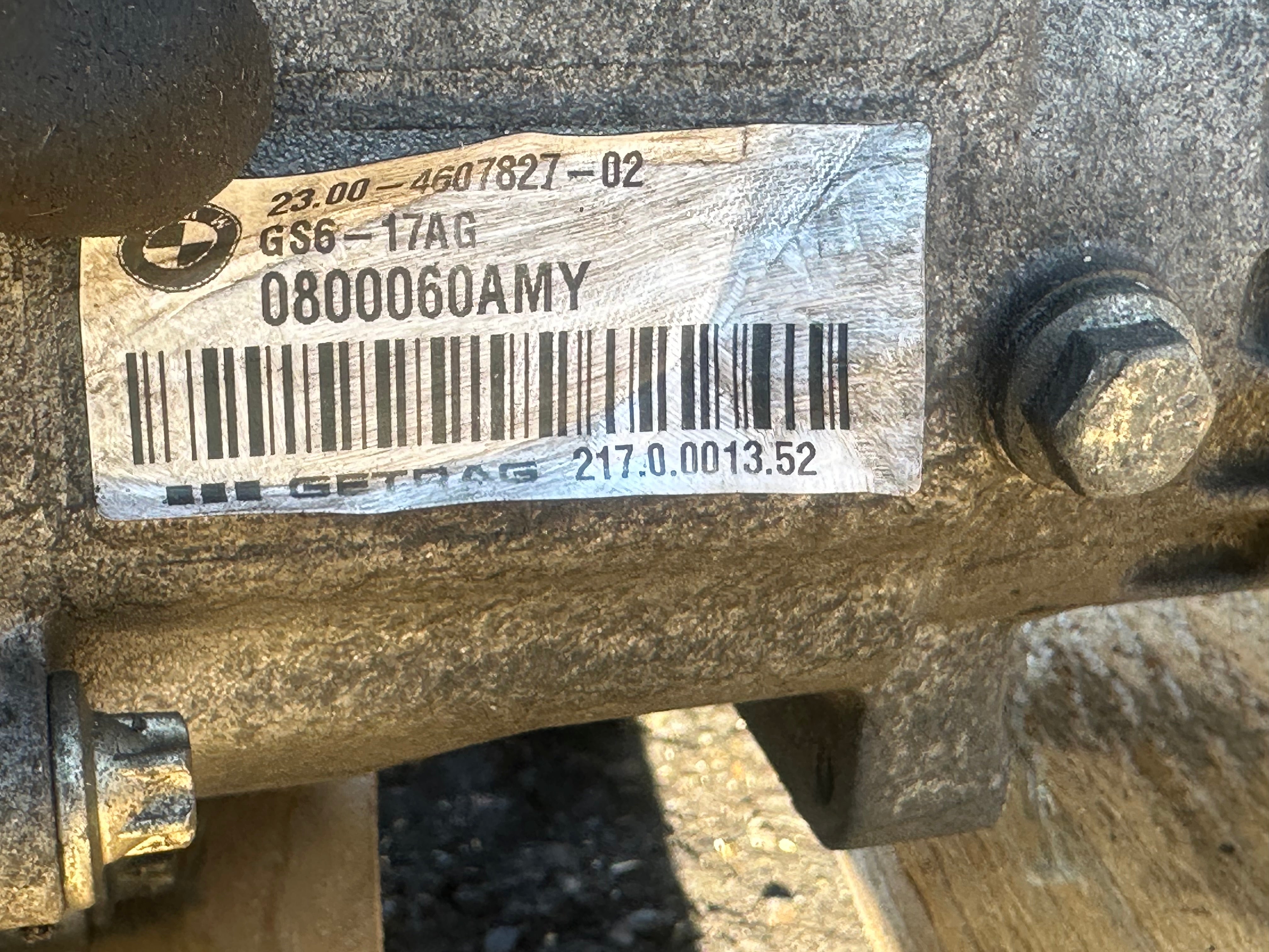 BMW 1 Series F20 F22 Manual Gearbox (GS6-17AG)