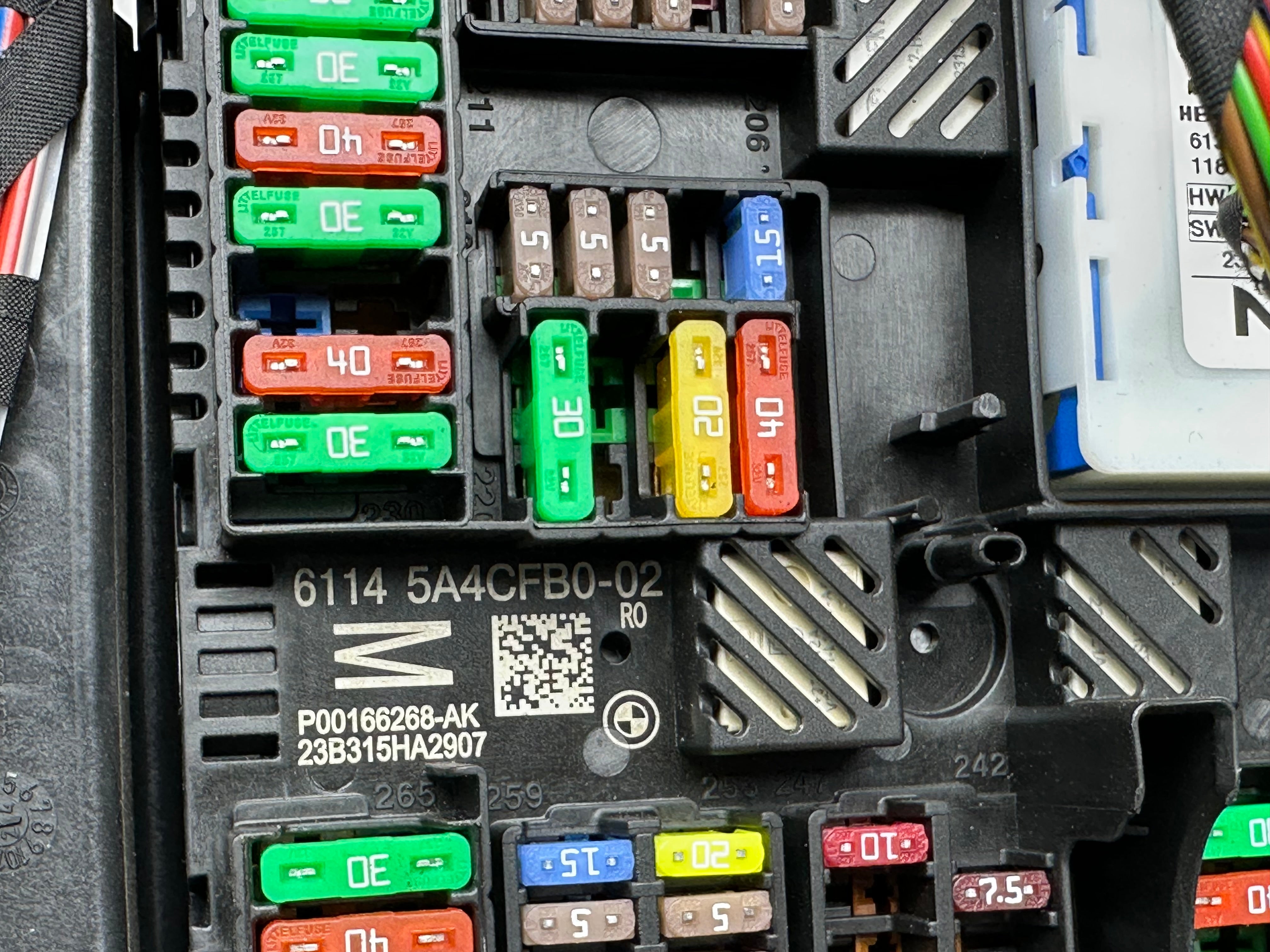 BMW 3 Series G20 330e 2023 Fuse Box Module & Control Module (6114 5A4CFB0-02)