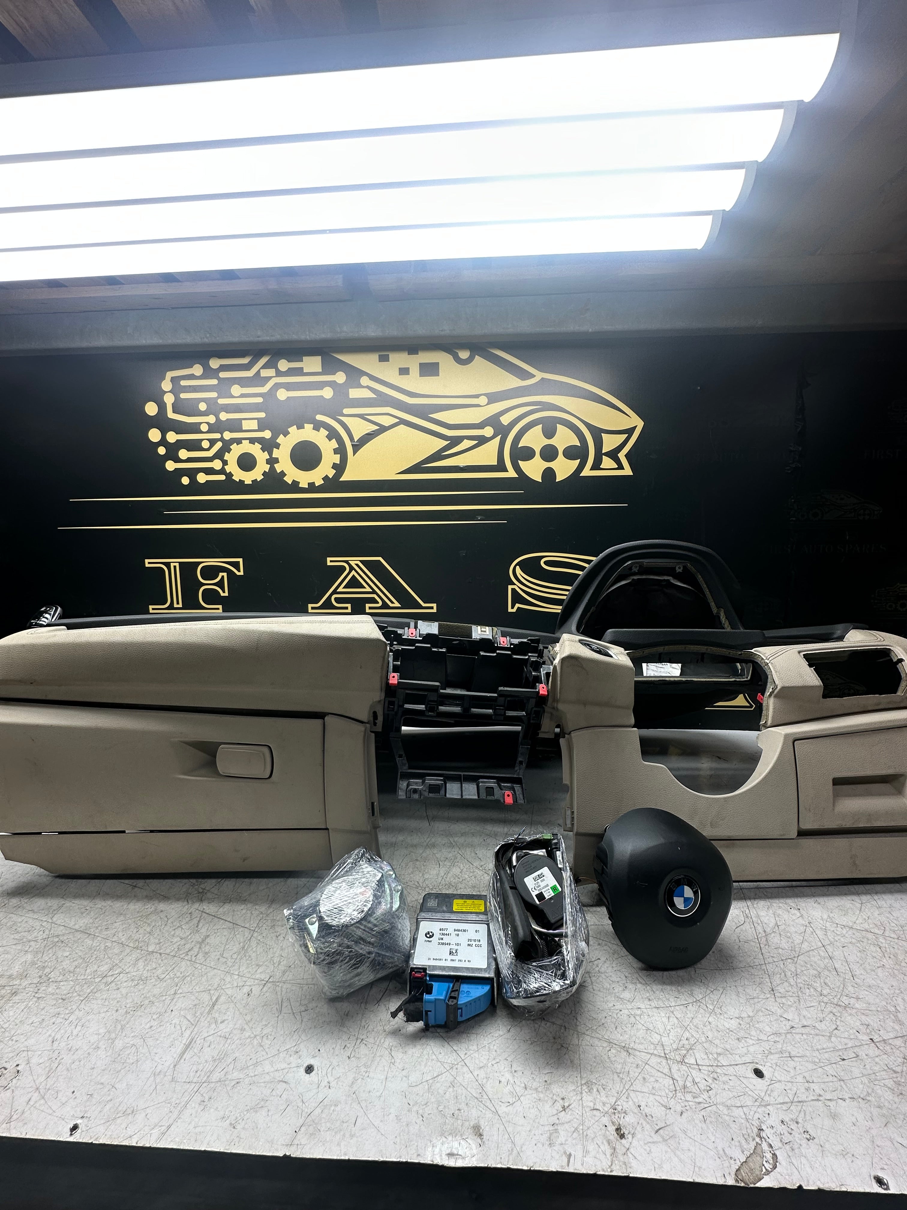 BMW 2 Series Complete Dashboard with Airbag Kit – 2014–2021