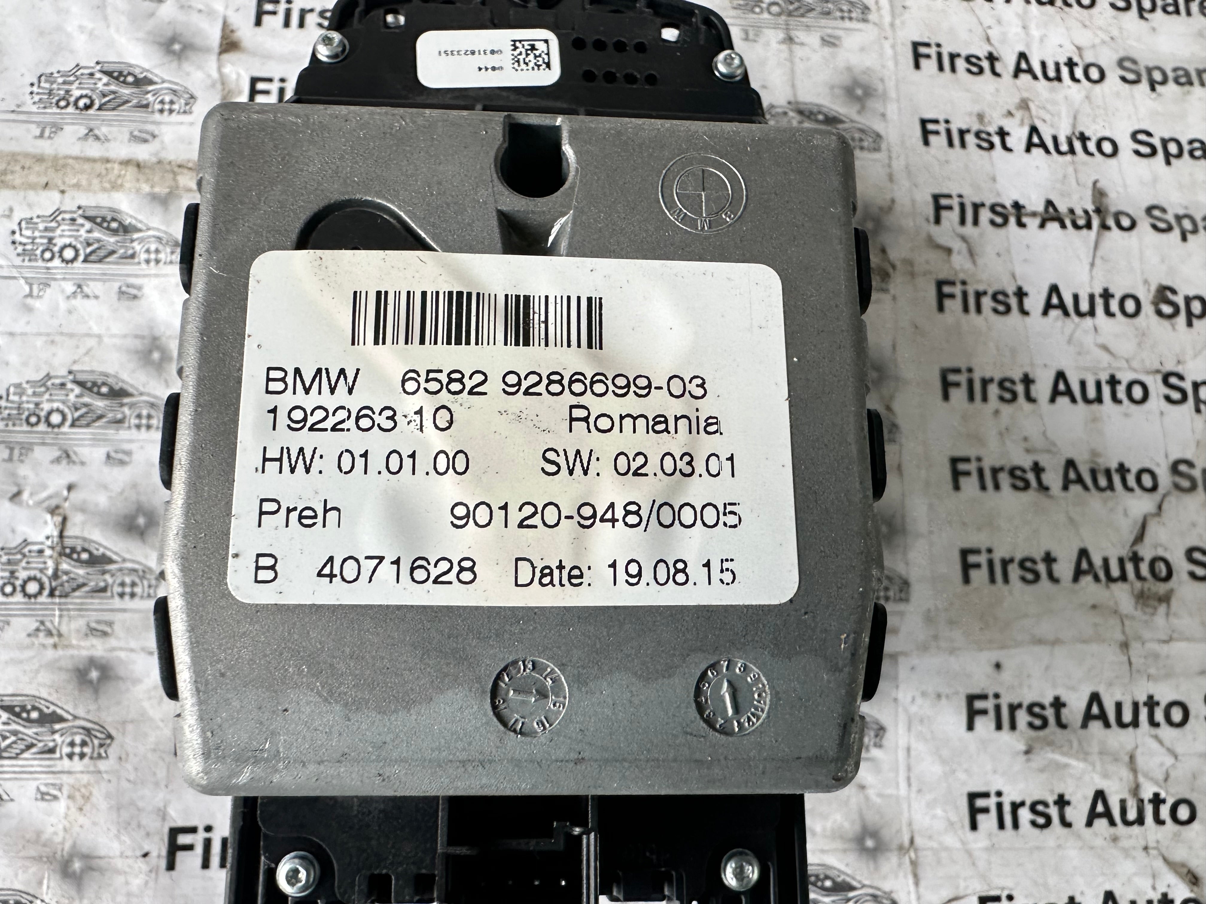 BMW 3 Series F30 2012–2019 iDrive Control Switch (9286699-03)