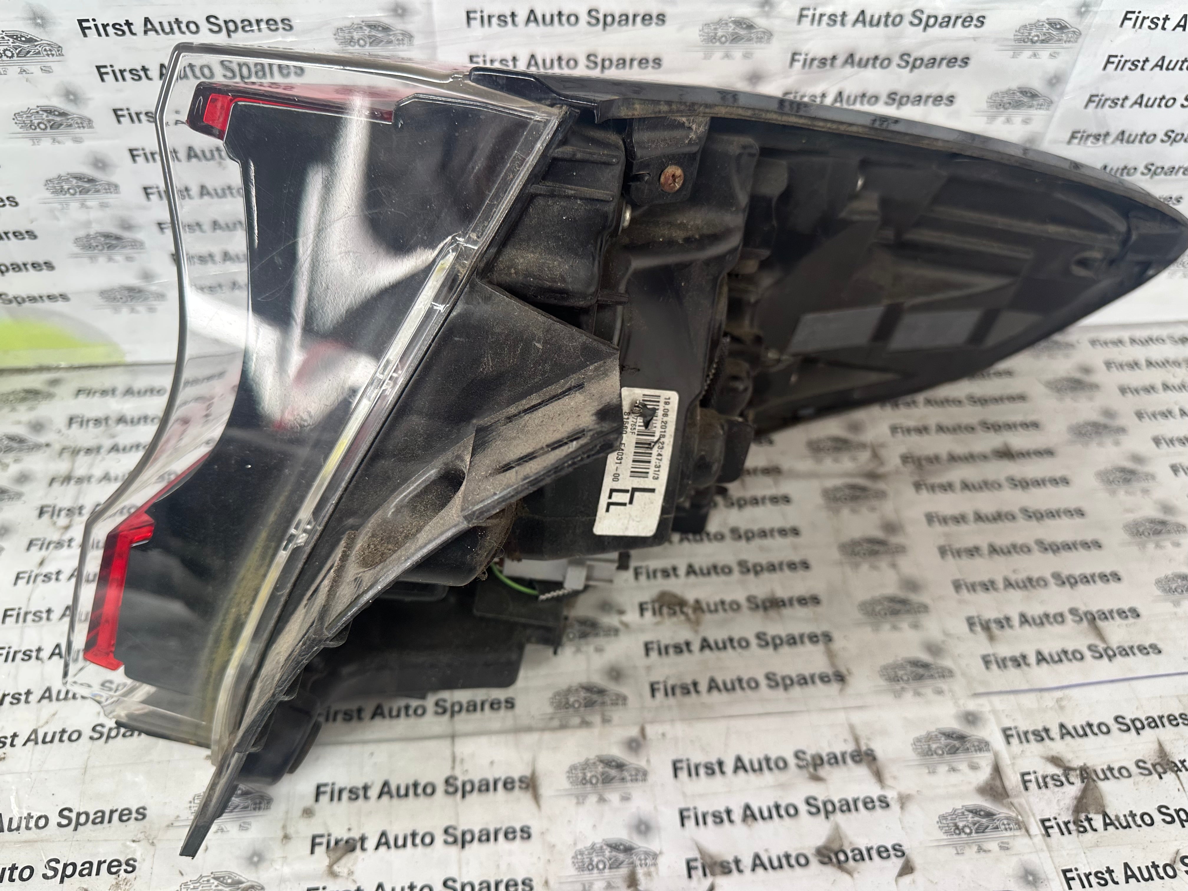 Toyota C-HR 2019 Outer Left Rear Tail Light (81560-F4031-00) (17765F)