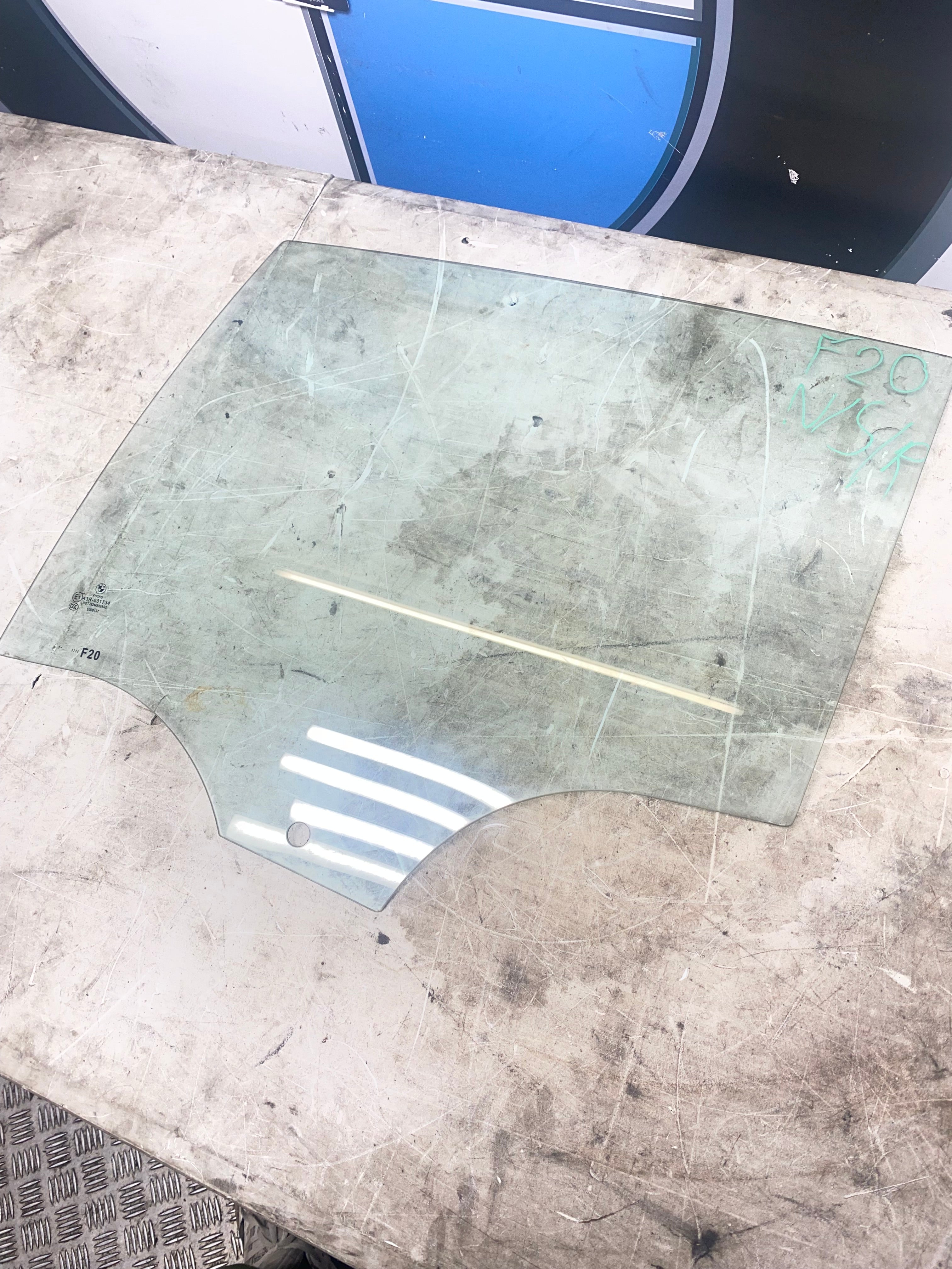 BMW 1 Series F20 Rear Passenger Side Window Glass – 2011–2019