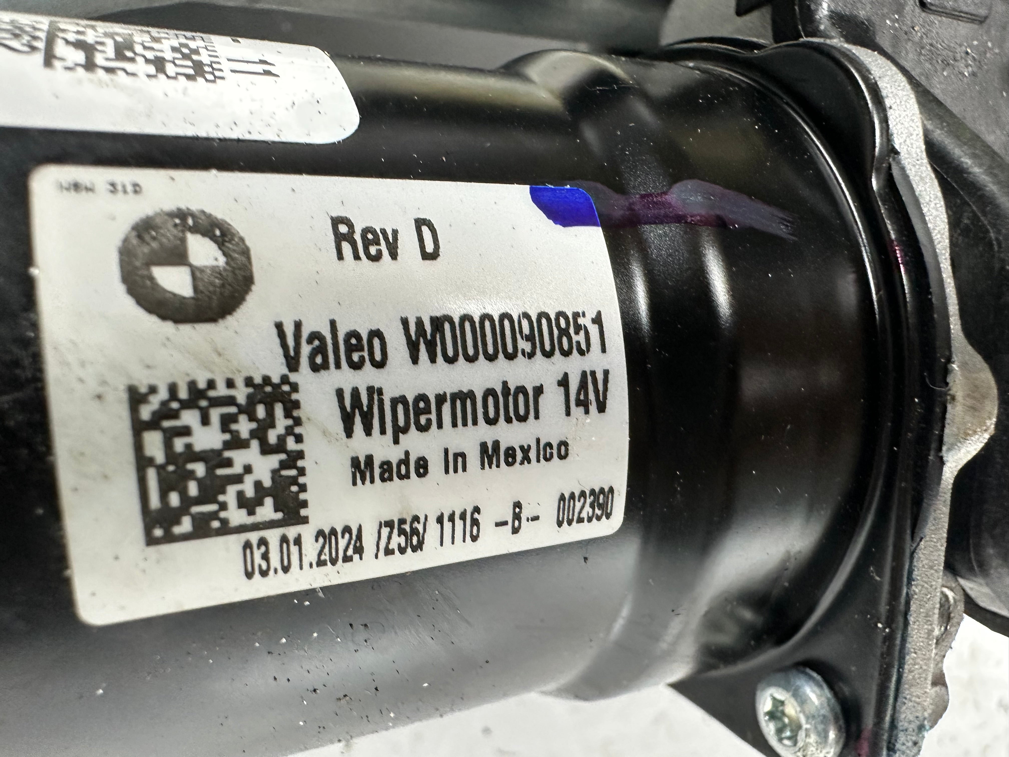 BMW 3 Series Front Windscreen Wiper Motor & Linkage (W000090851) (W000090818)