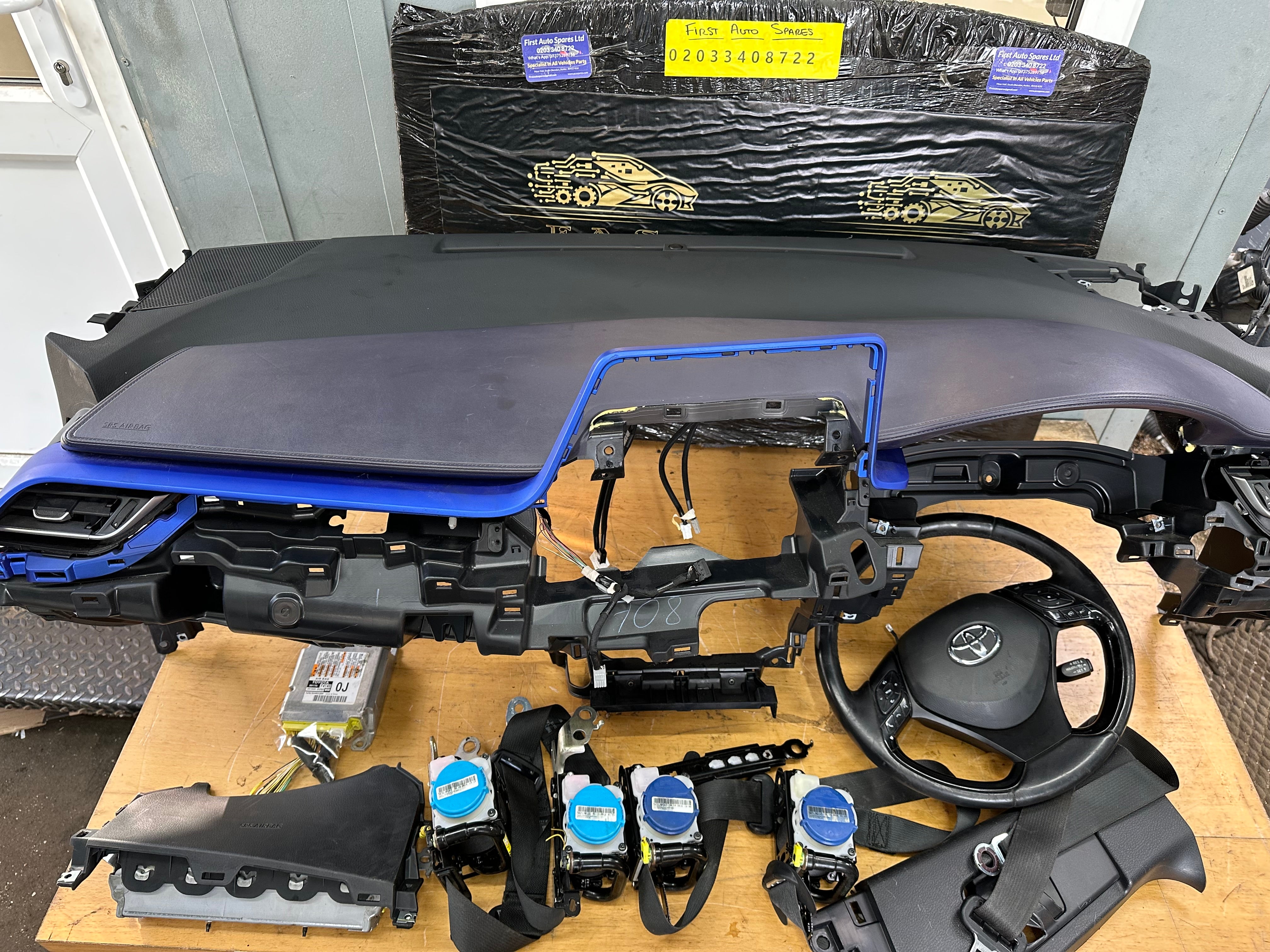 Toyota C-HR 2020 Complete Airbag Kit with Steering Wheel