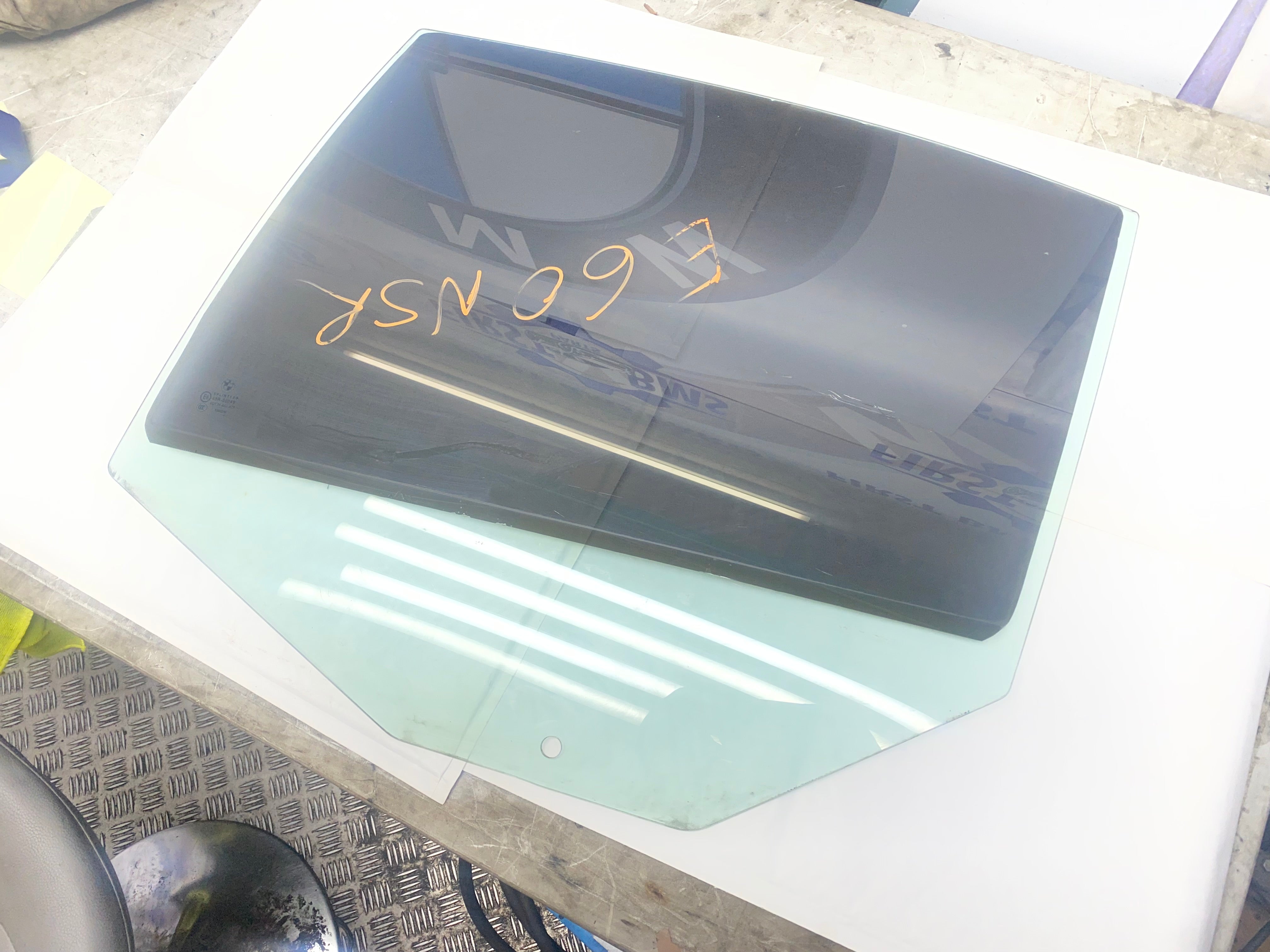 BMW E60 Rear Passenger Side Window Glass – 2003–2010