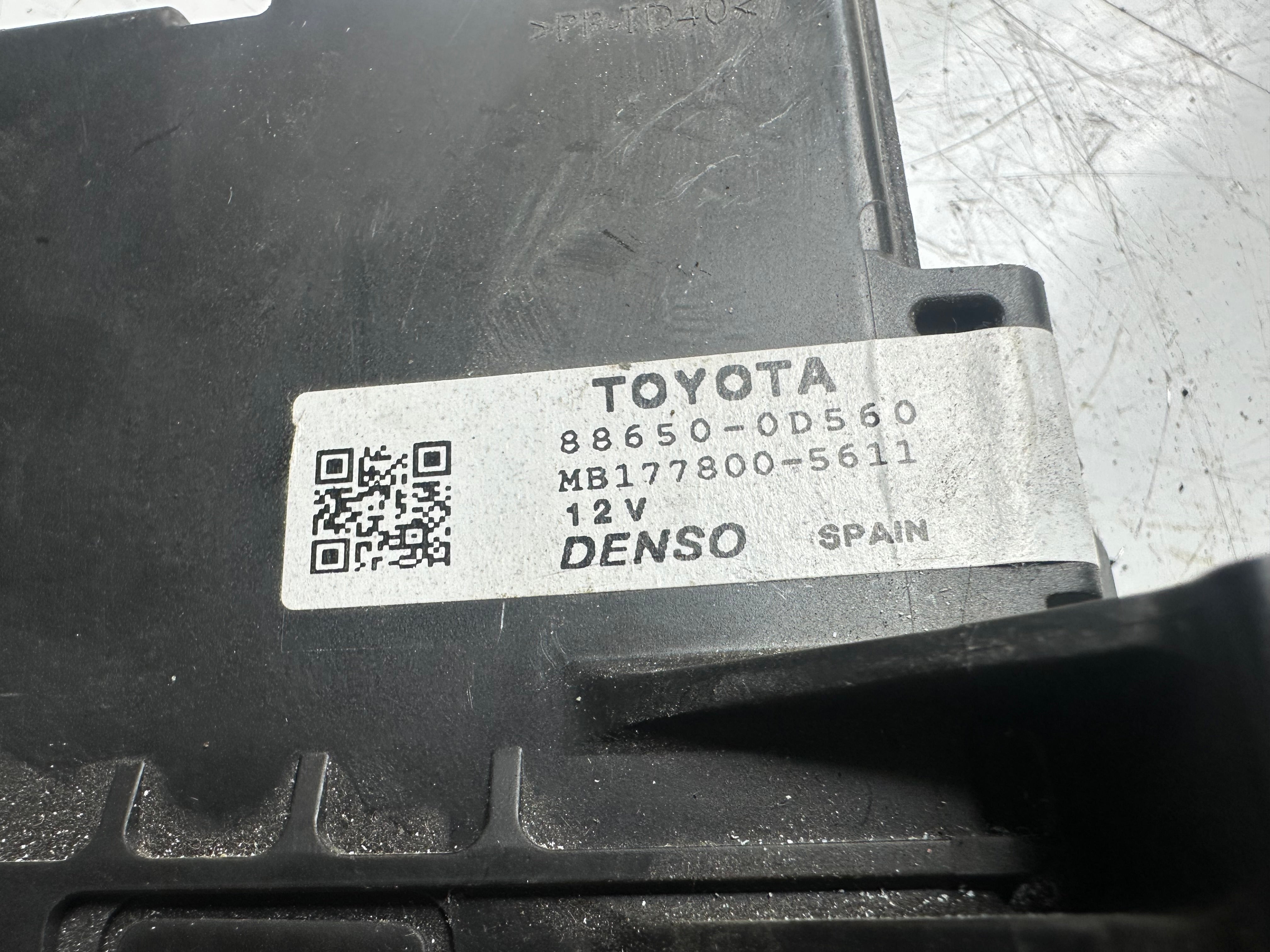 Toyota Module Control Heating Denso (88650-0D560) (MB177800-5611)