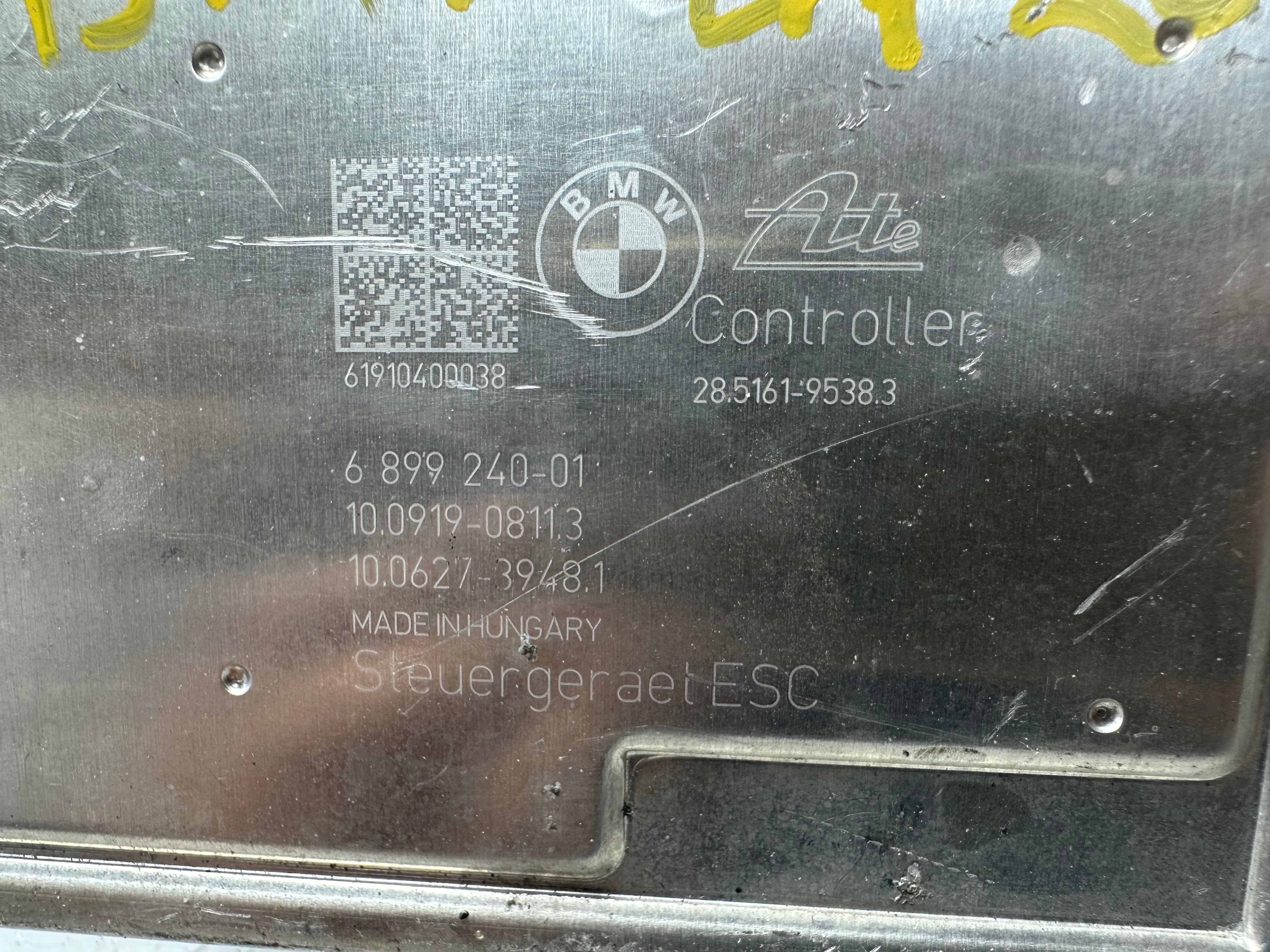 BMW 3 Series G20 2019 2.0 Diesel ABS Pump Control Modulator (6899239) (6899240)
