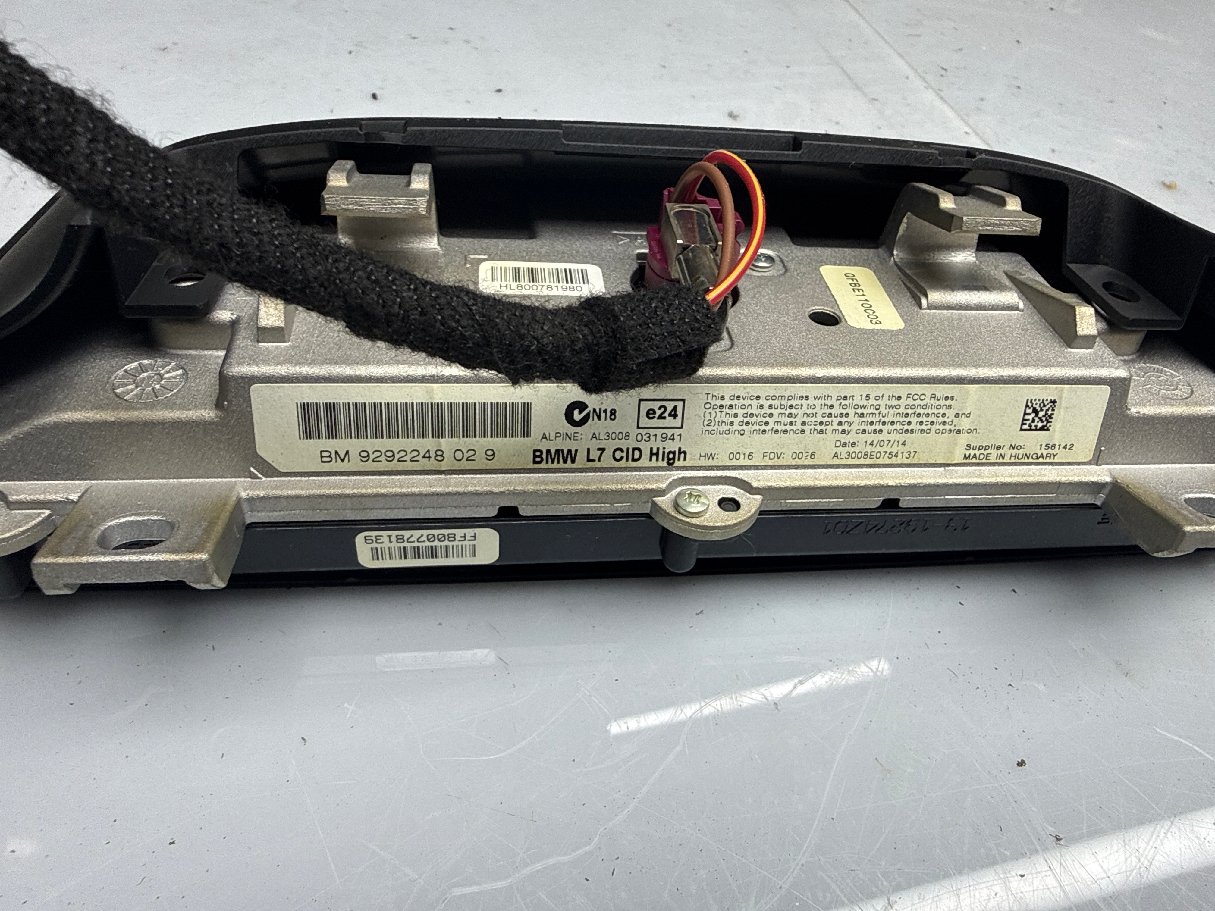 BMW F31 F32 F33 F36 Complete Harman HU NBT Navigation iDrive System
