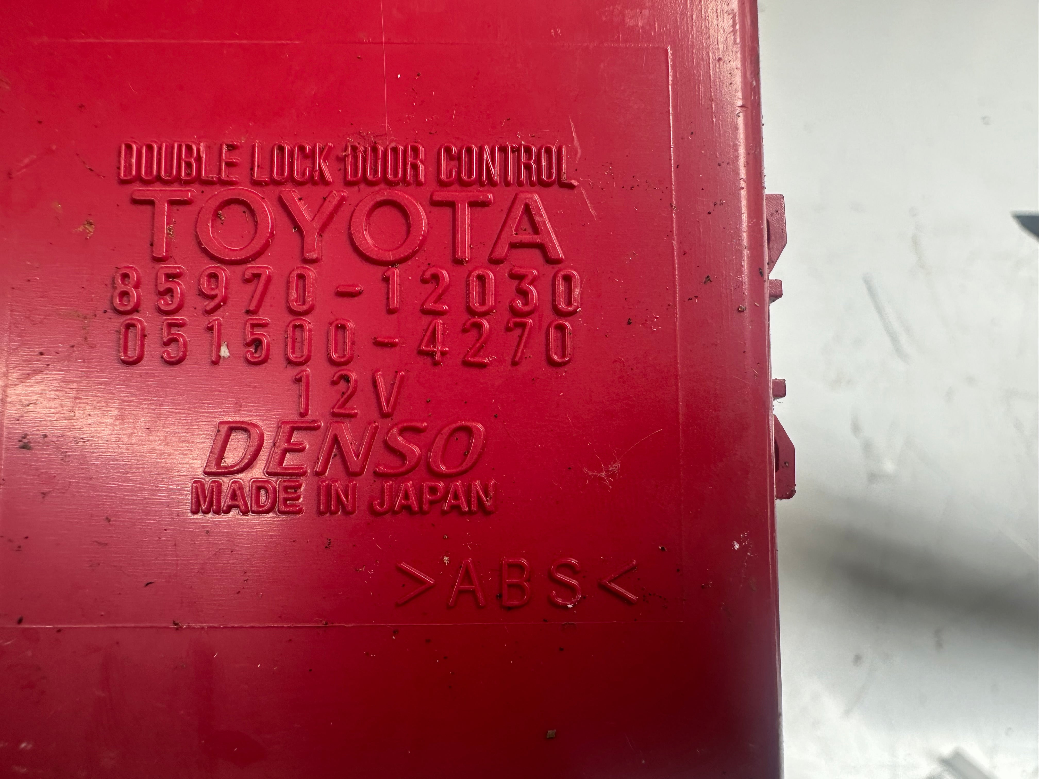 Toyota Auris Denso Central Locking & Alarm System Module (85970-12030) (051500-4270)