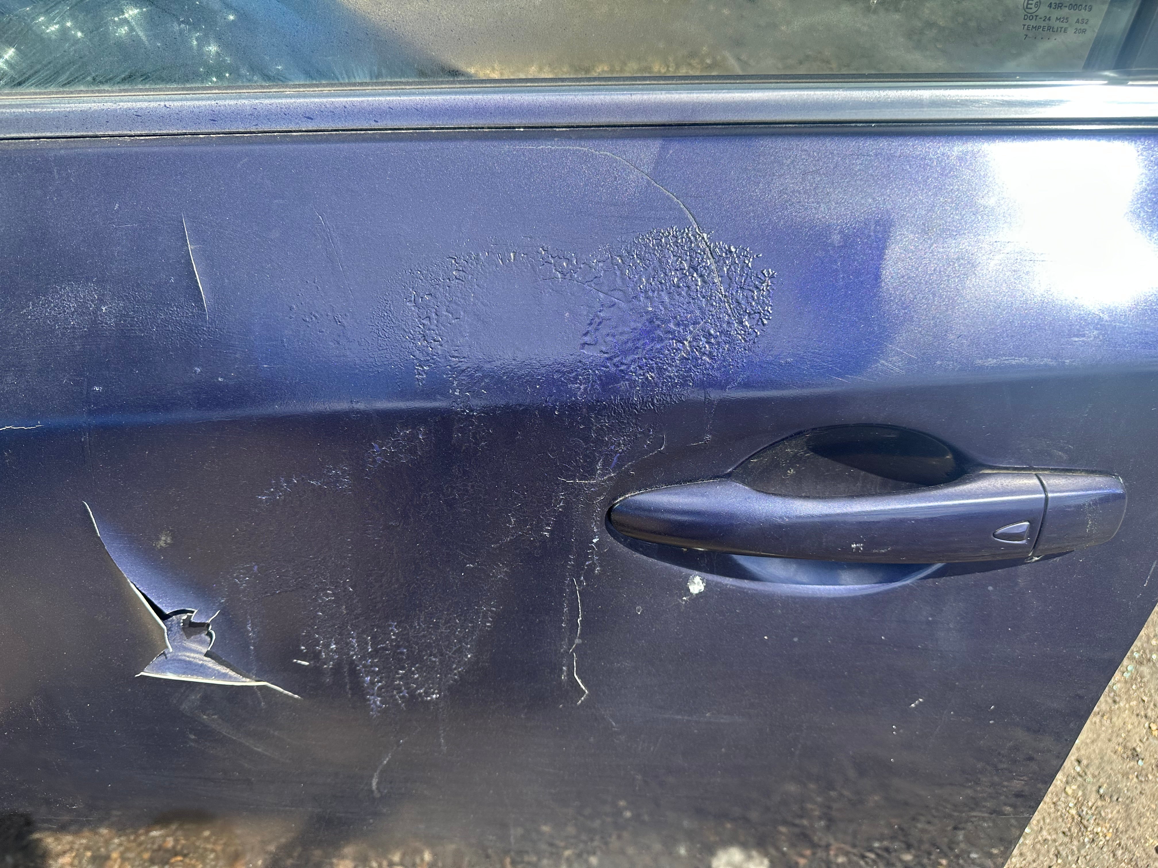 Nissan Pulsar 2014–2018 N/S/F Left Front Door – Colour Code: RBR (Blue)