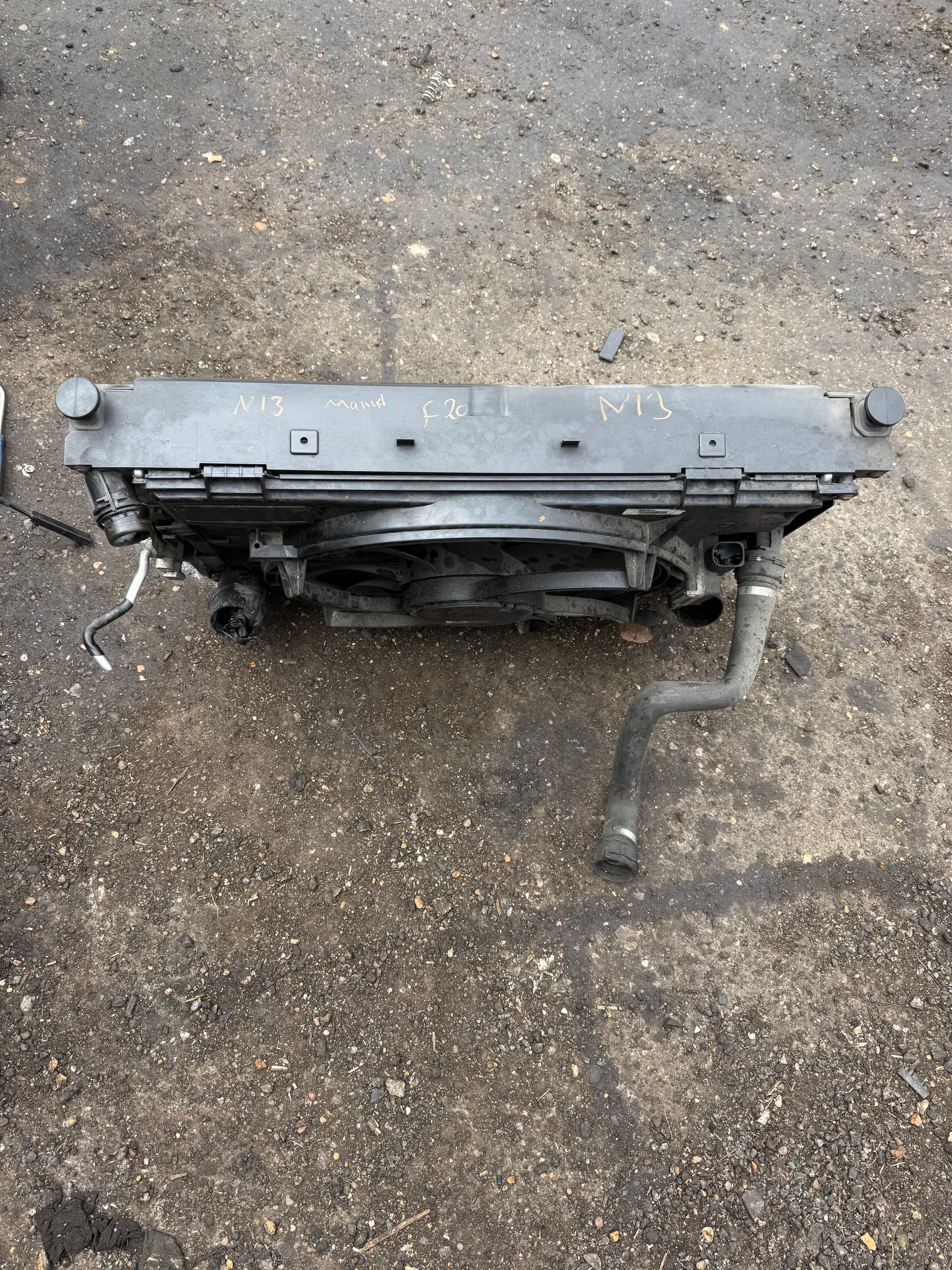 BMW 1 series radiator pack 1.6 petrol N13 engine manual