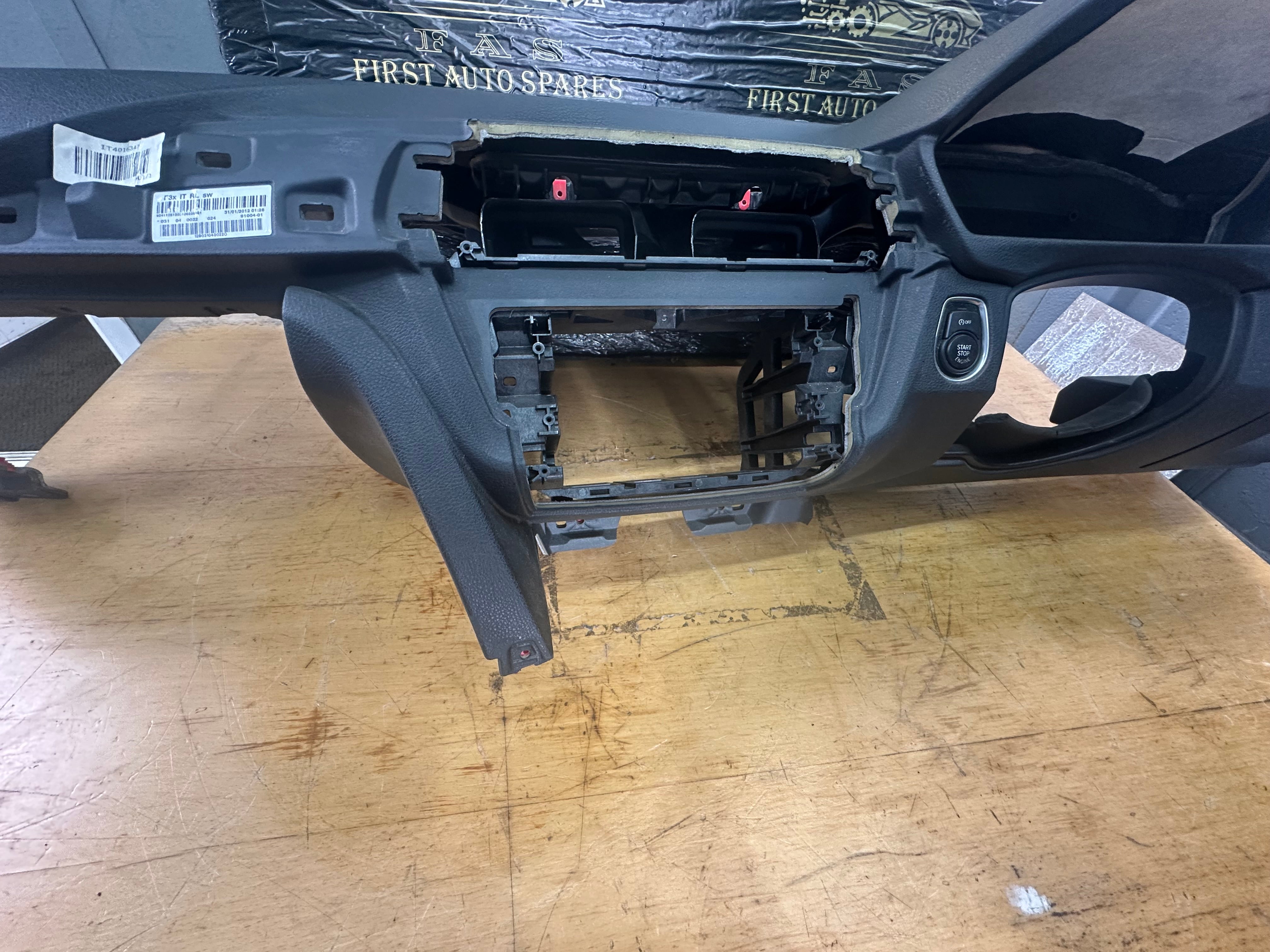 BMW 3 & 4 Series F30 F32 2012–17 Dashboard
