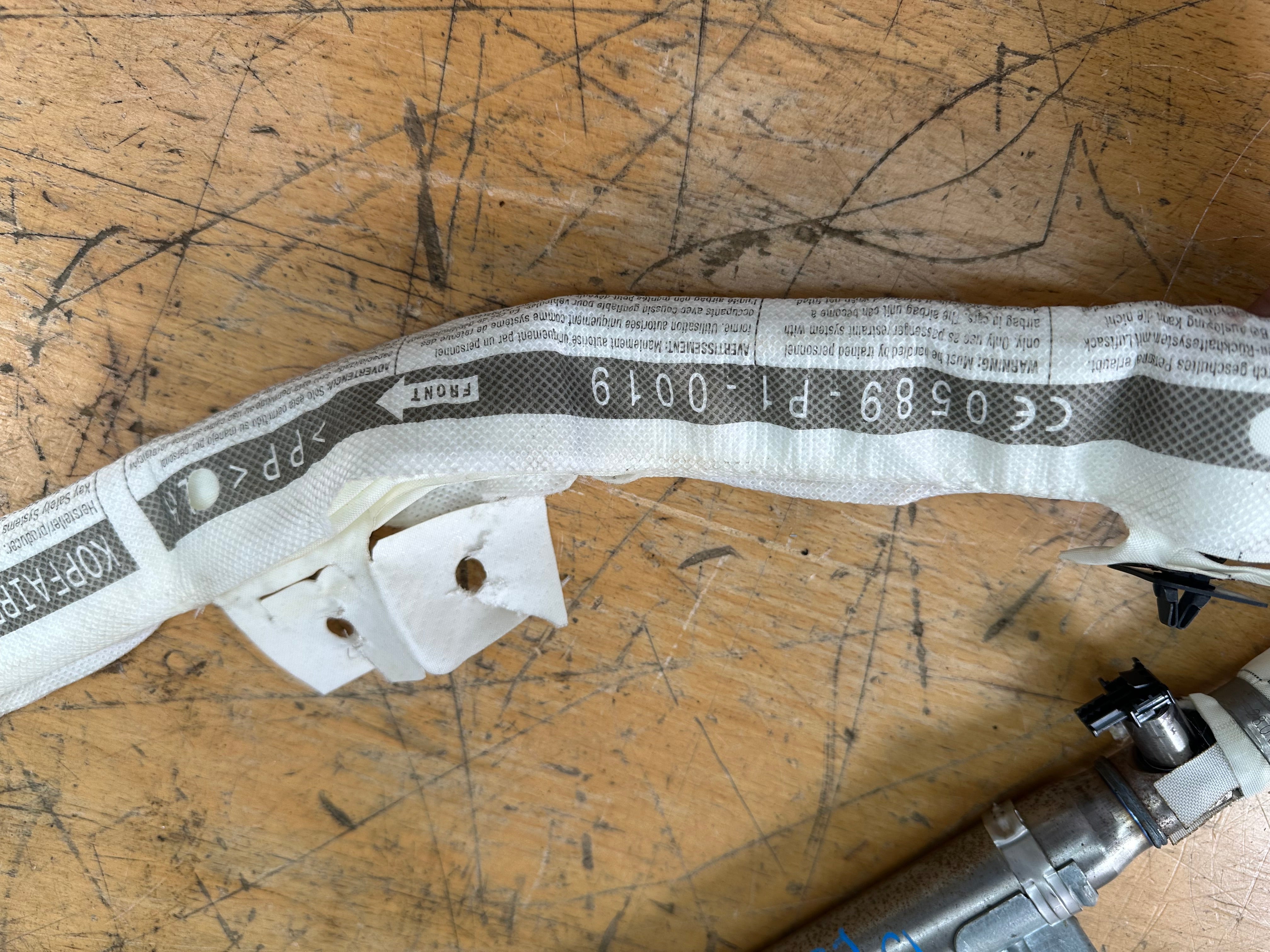 BMW 6 Series F06 F13 Left Passenger Roof Curtain Airbag (84727343507) (1024975-6-6)