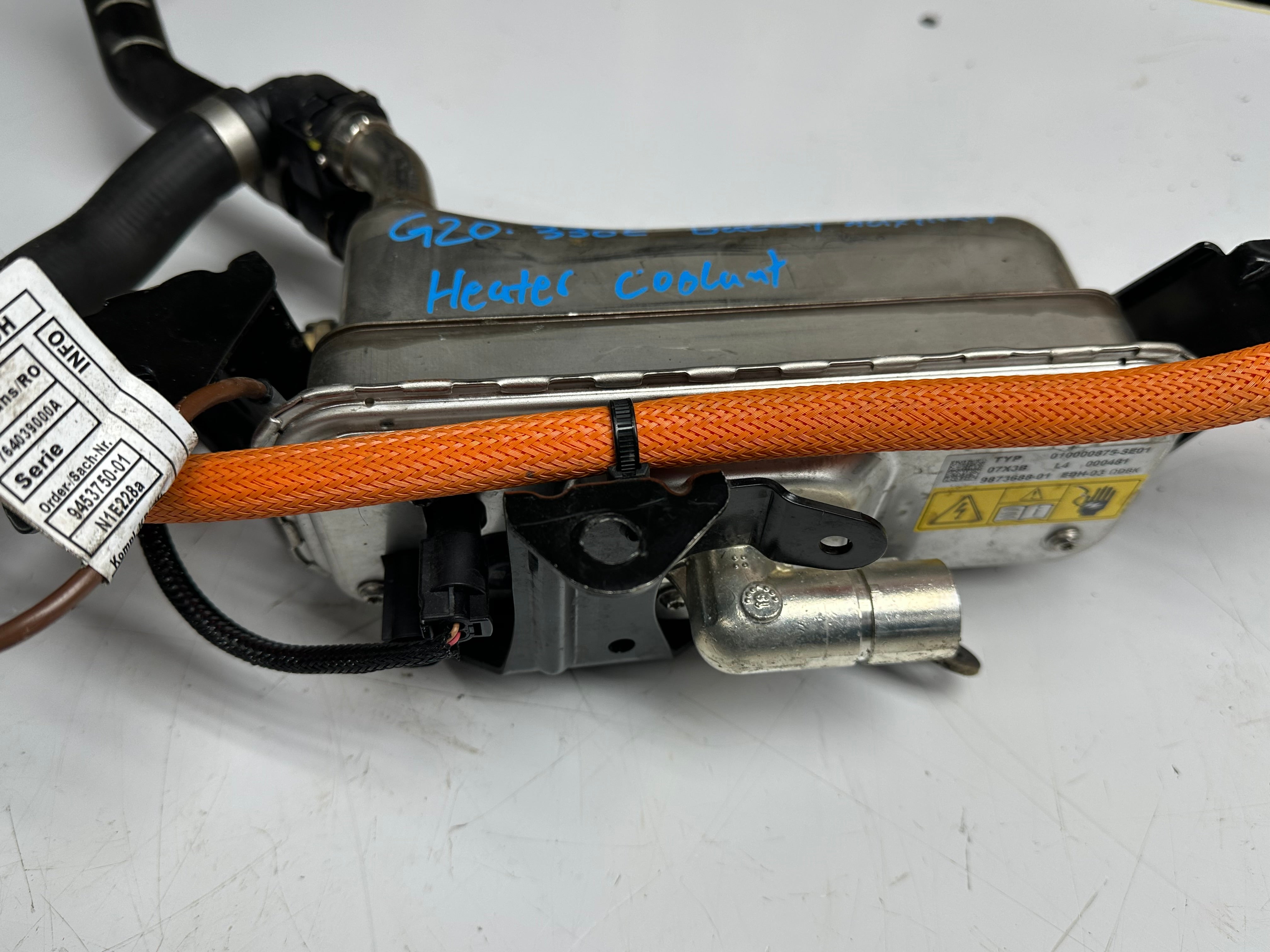 BMW 3 Series G20 G21 Hybrid Battery Auxiliary Heater Coolant (9873688-01)