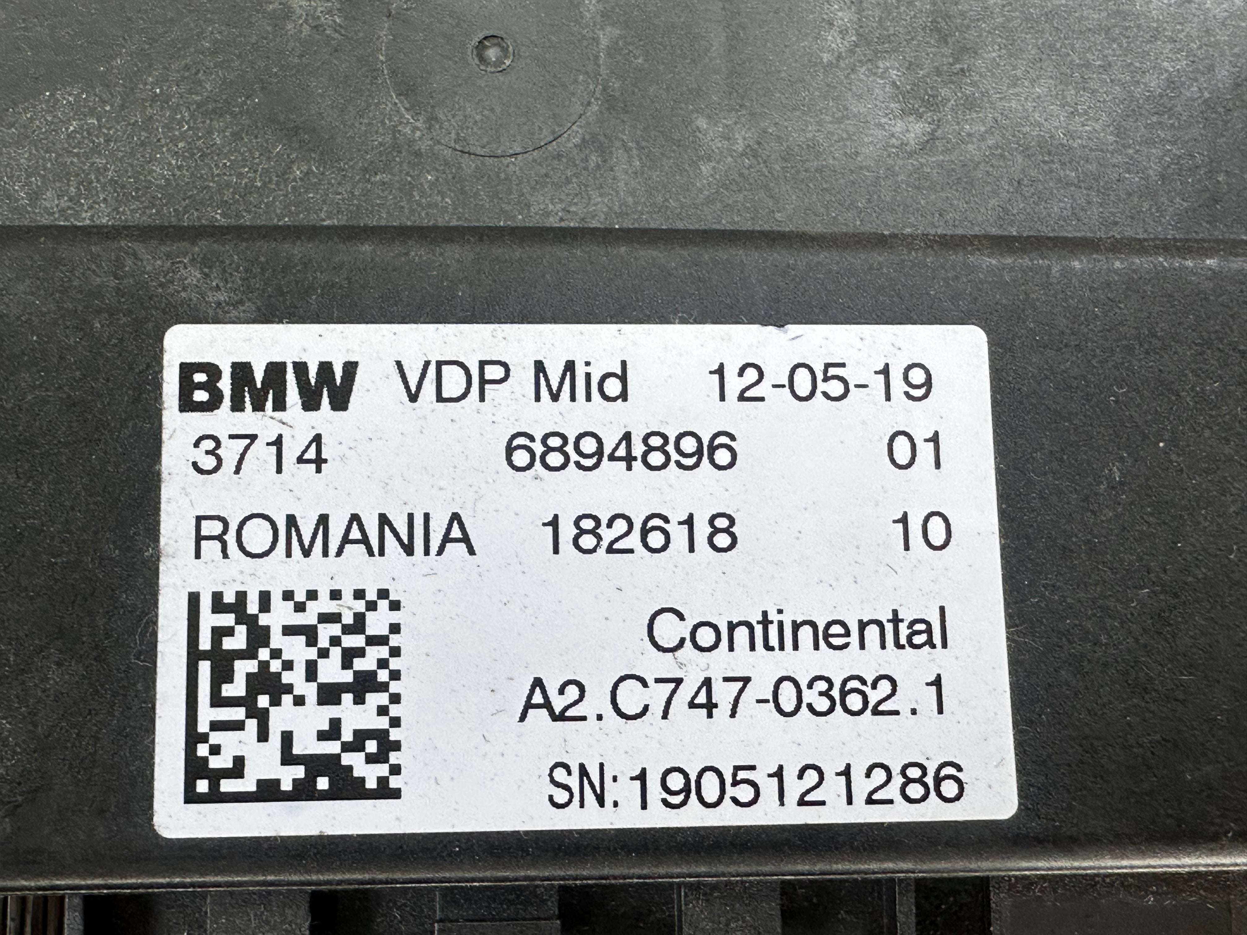 BMW X5 Series G05 2019 Adaptive Suspension VDP ECU Control Module (6894896)