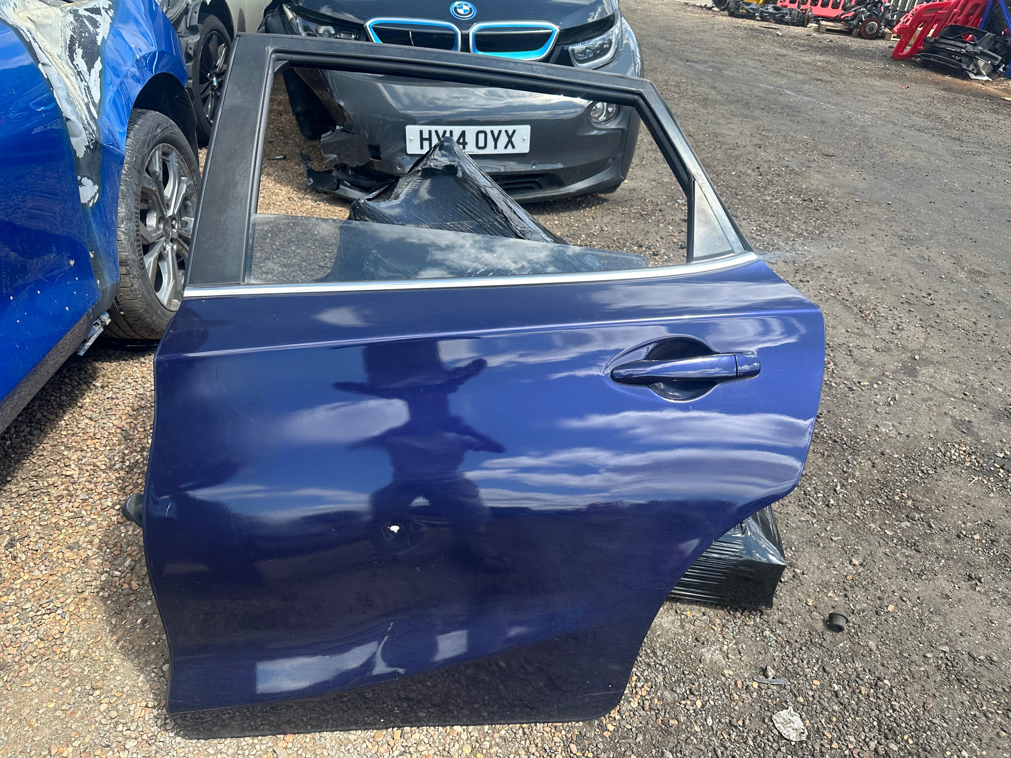 Nissan Pulsar 2014–2018 N/S/R Left Rear Door – Colour Code: RBR (Blue)