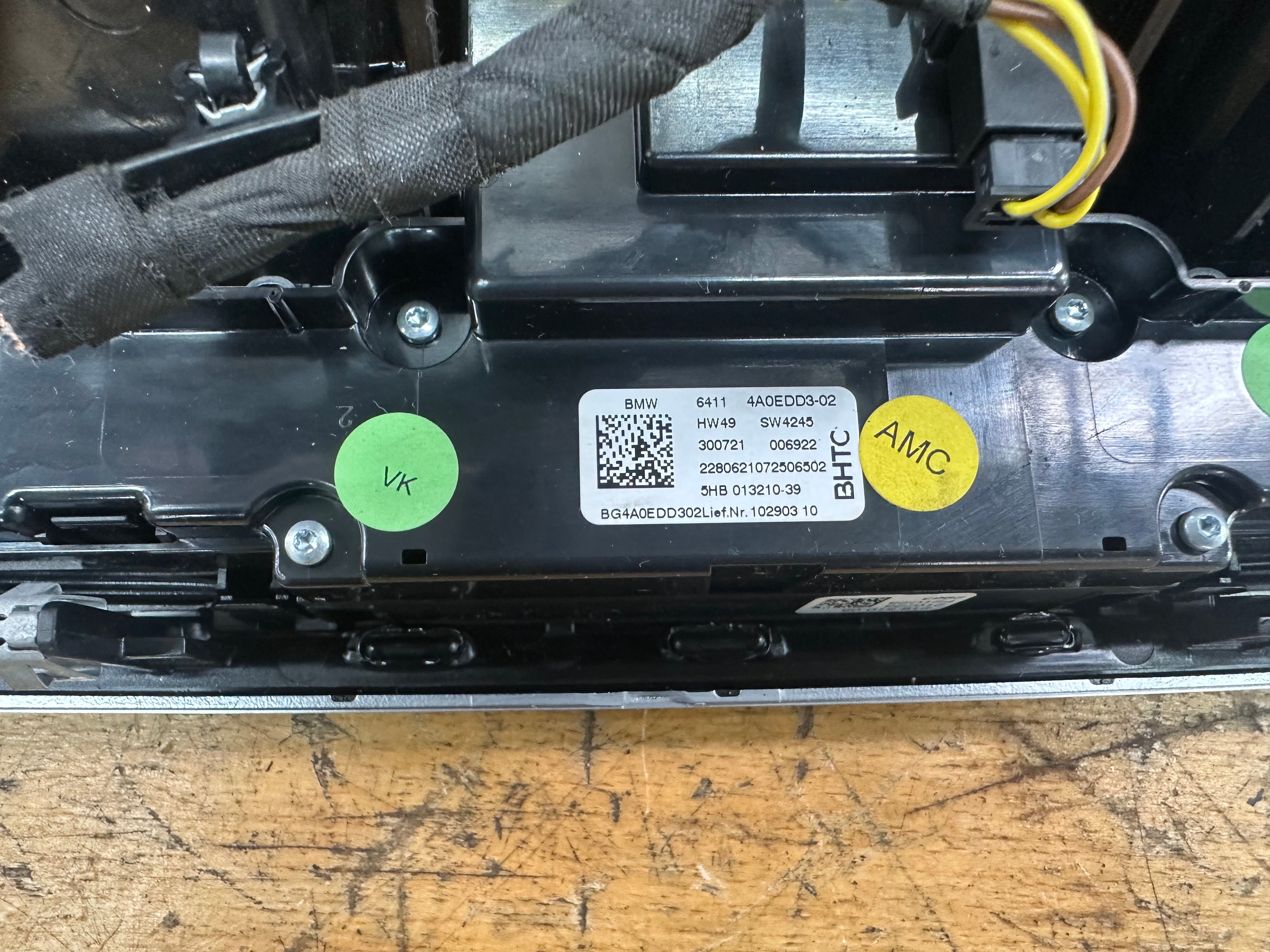 BMW X3M / X4 Series G01 G02 Air Vent Grill – AC Climate Control Panel (9855409)