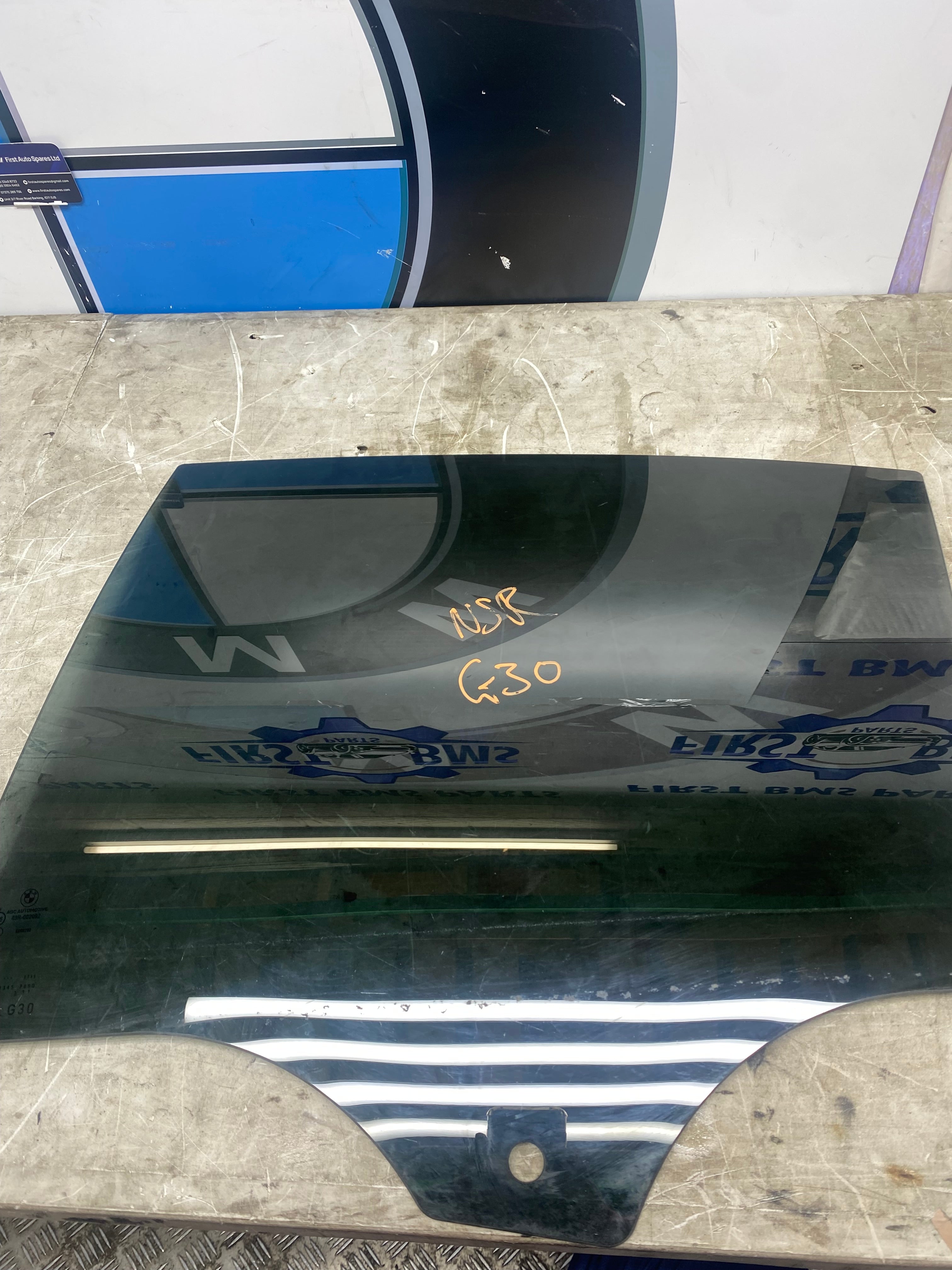 BMW 5 Series G30 Rear Passenger Side Window Glass – 2017–2023