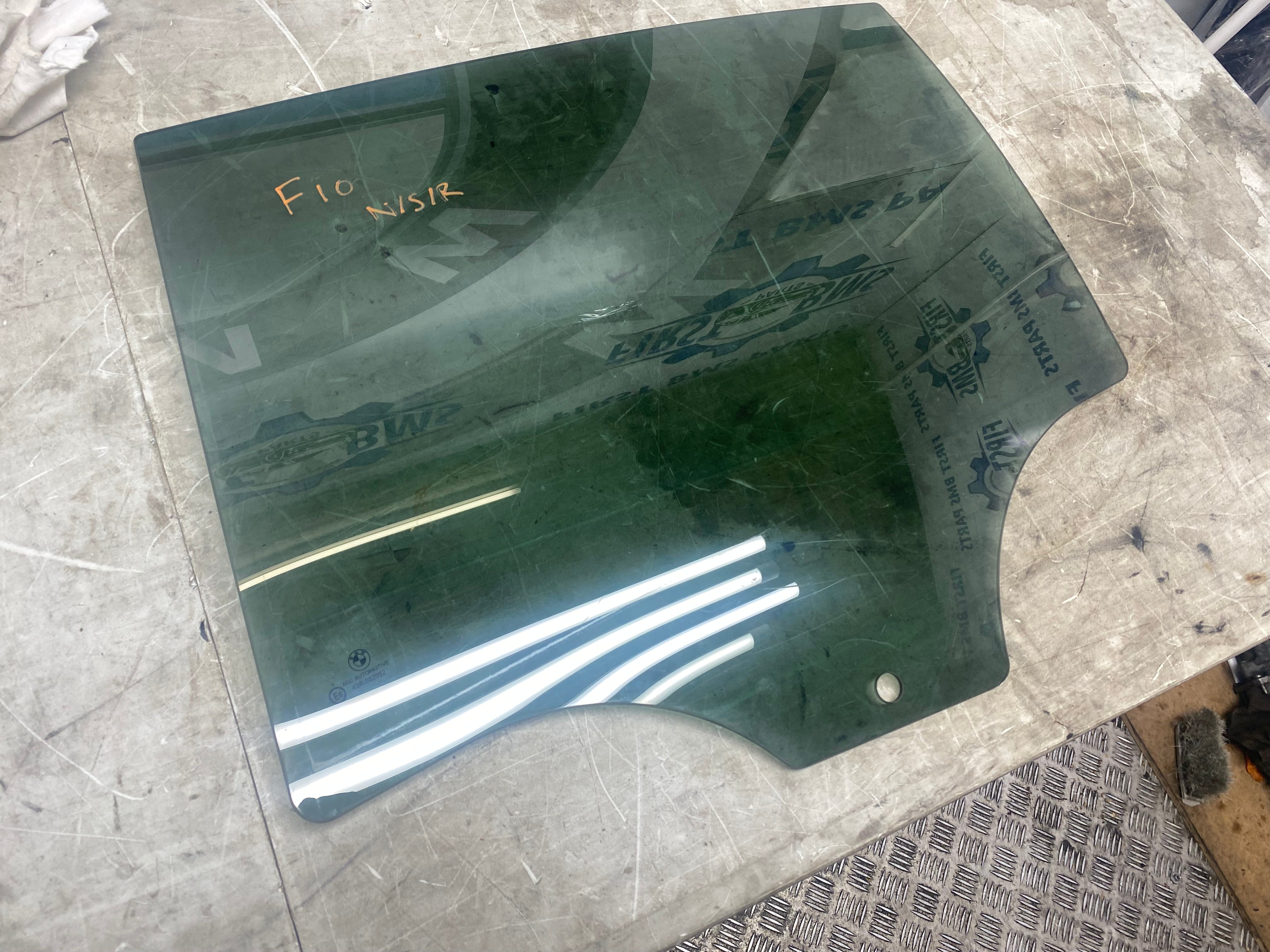 BMW 5 Series F10 Passenger Side Window Glass – 2010–2017