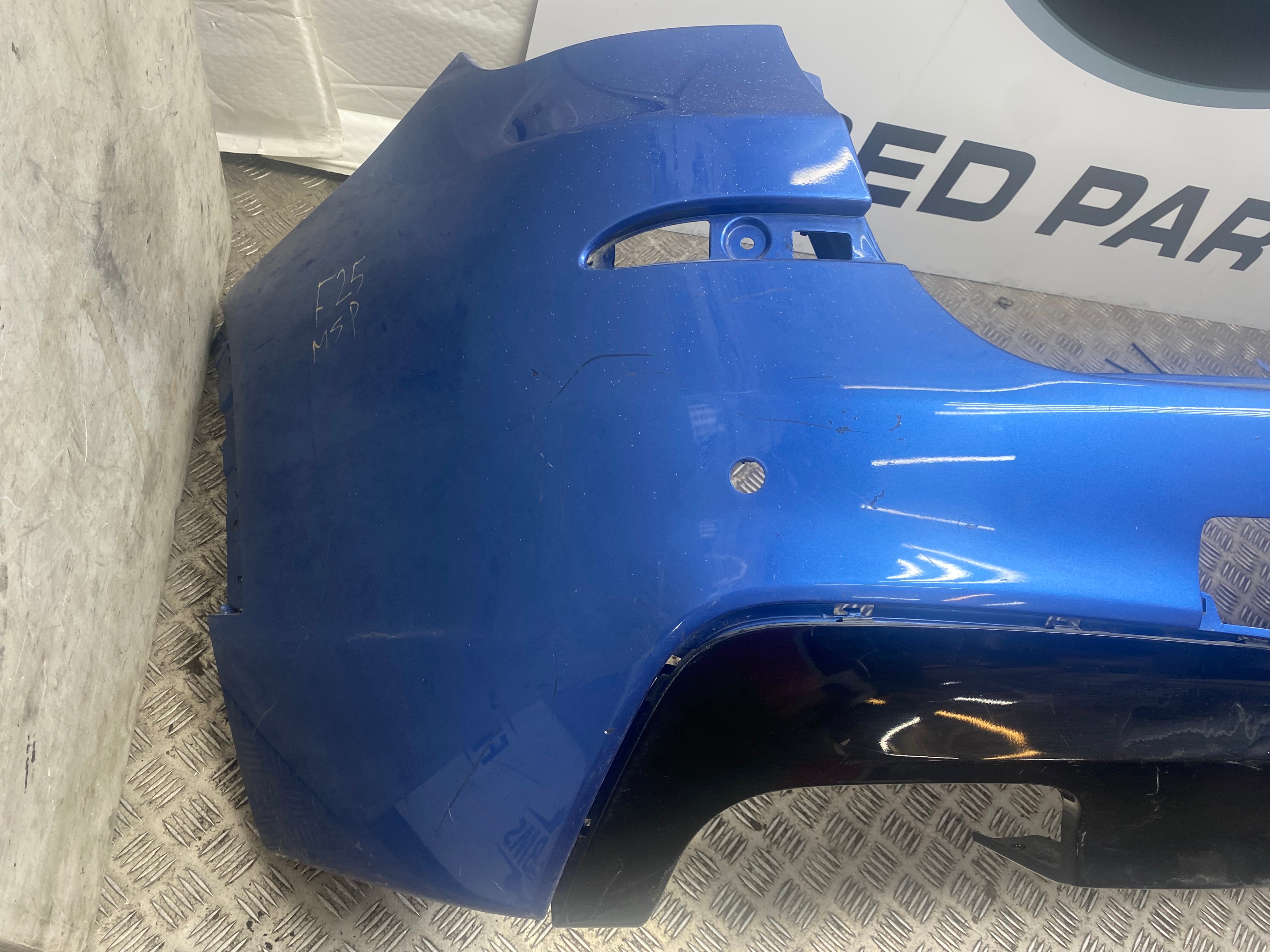 BMW X3 F25 M Sport Blue Rear Bumper – 2011–2014
