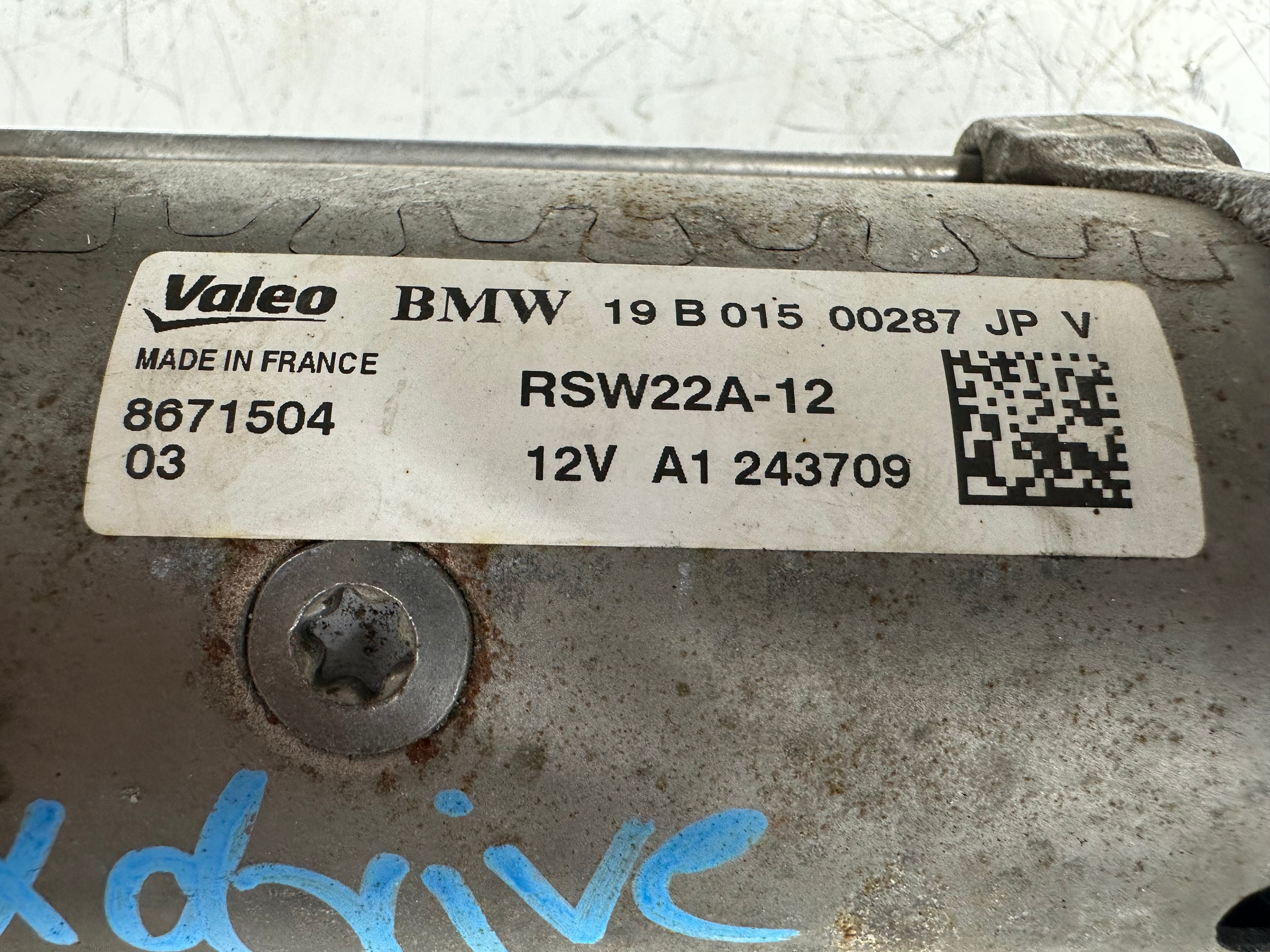 BMW 3 Series G20 xDrive Valeo Starter Motor (RSW22A-12) (8671504 03) (A1 243709)