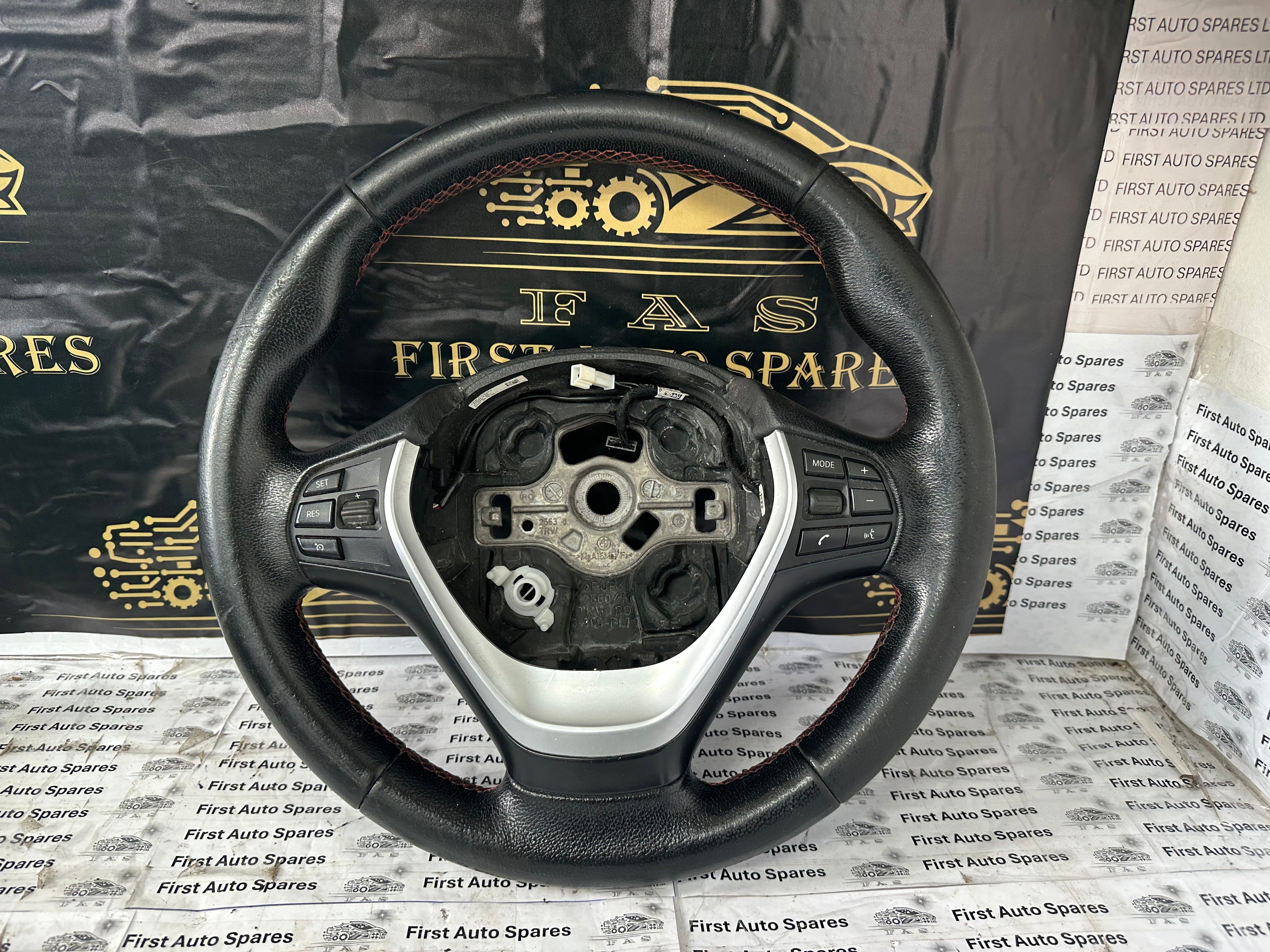 BMW 3 Series F30 2013 Multifunction Steering Wheel (62560013D)