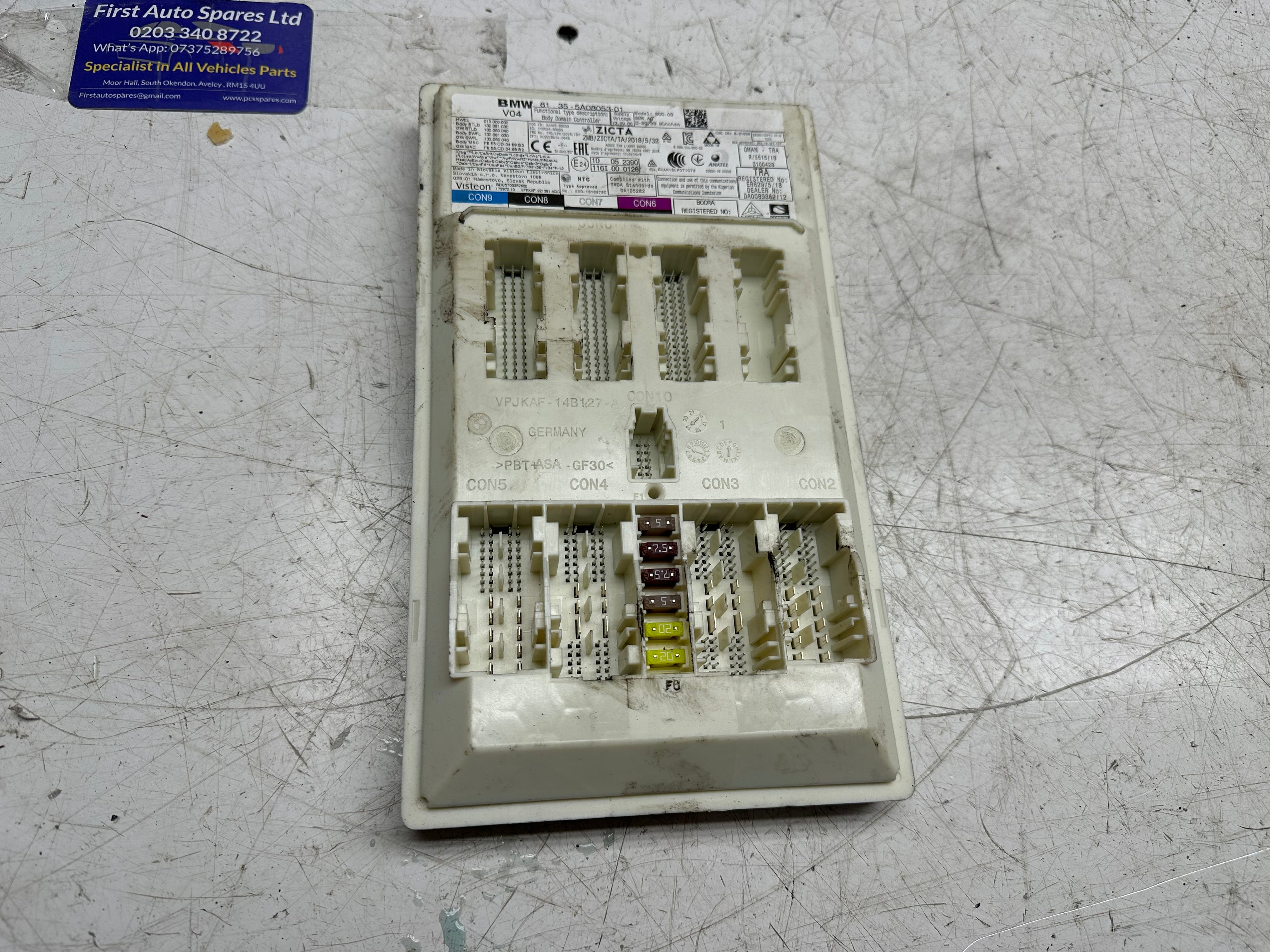 BMW 1 Series F40 BCM Body Control Module ECU (5A08053-01)