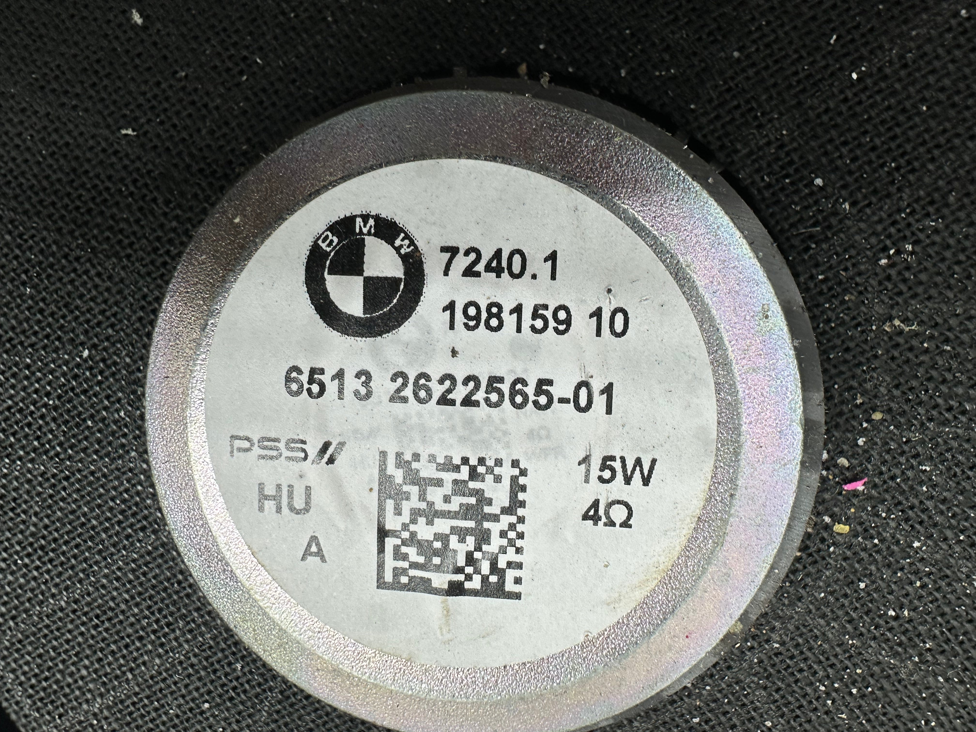 BMW 3 Series G20 G21 Right & Left Subwoofer Bass Speakers (6513 2622566-01) (6513 2622565-01)
