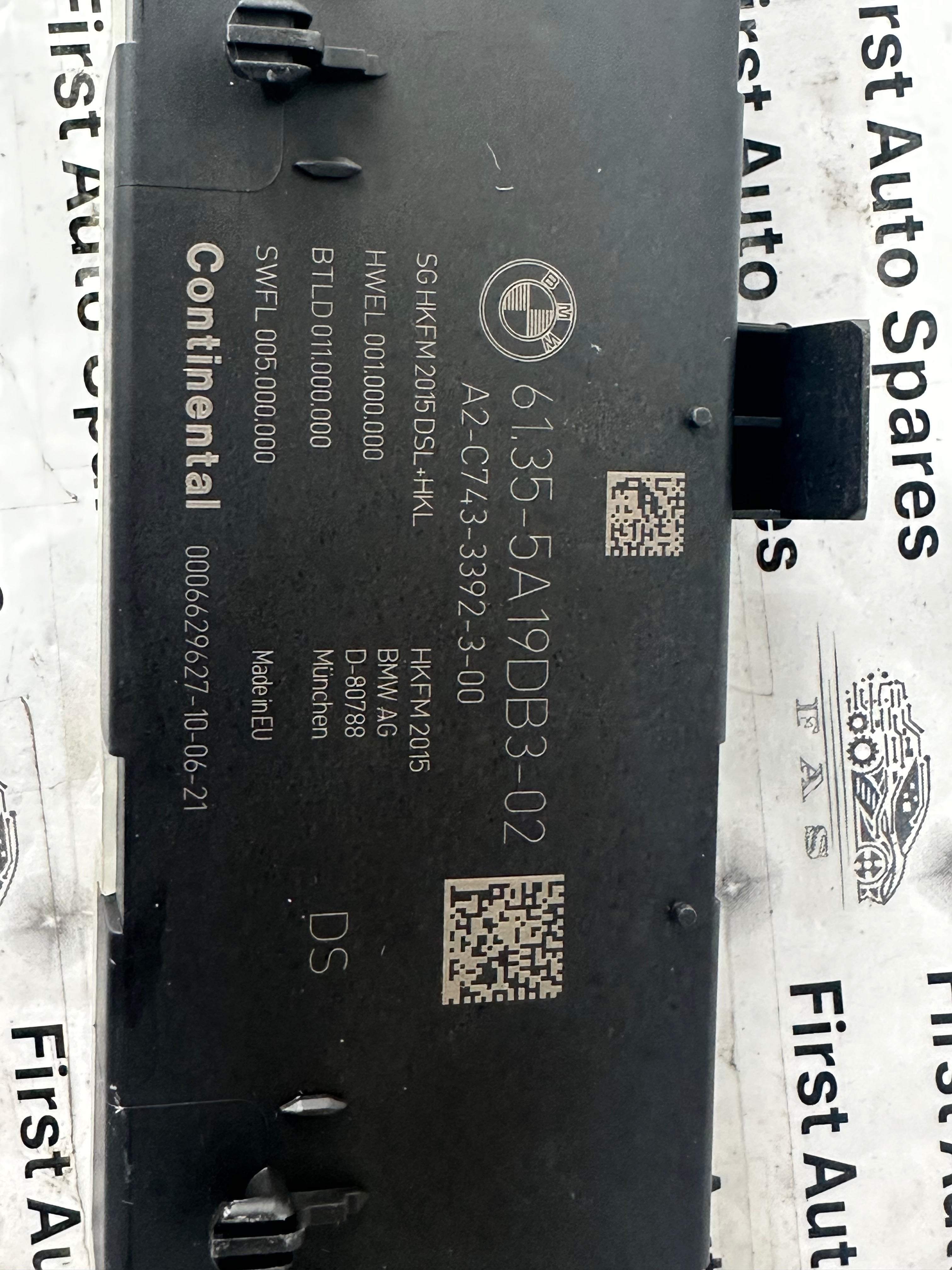 BMW 3 Series G21 320i M Sport Touring Tailgate Control Module ECU (61.35-5A19DB3-02)