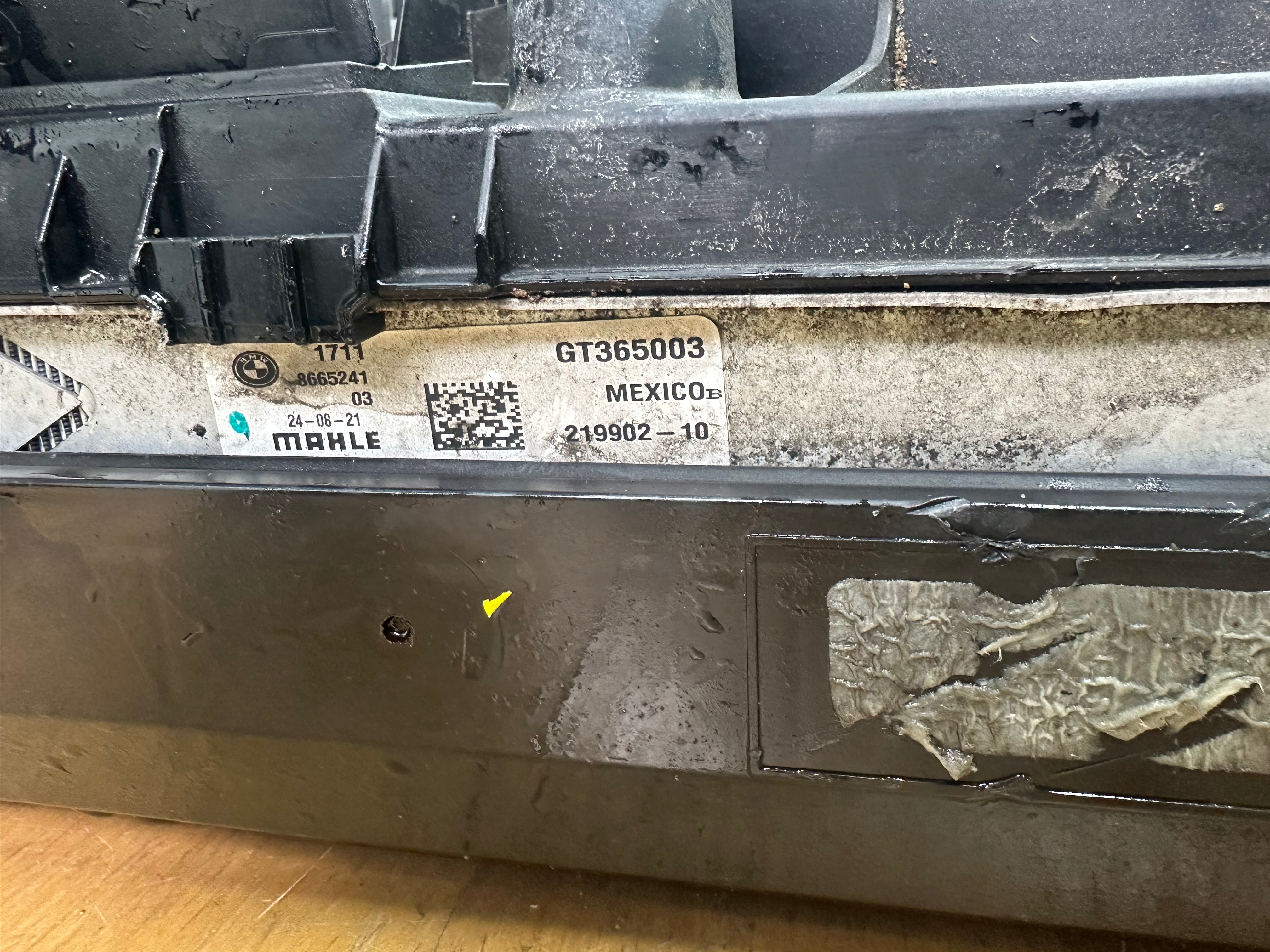 BMW X3 Series M Competition Radiator Pack Fan Housing (8665241-03) (8487639-02)