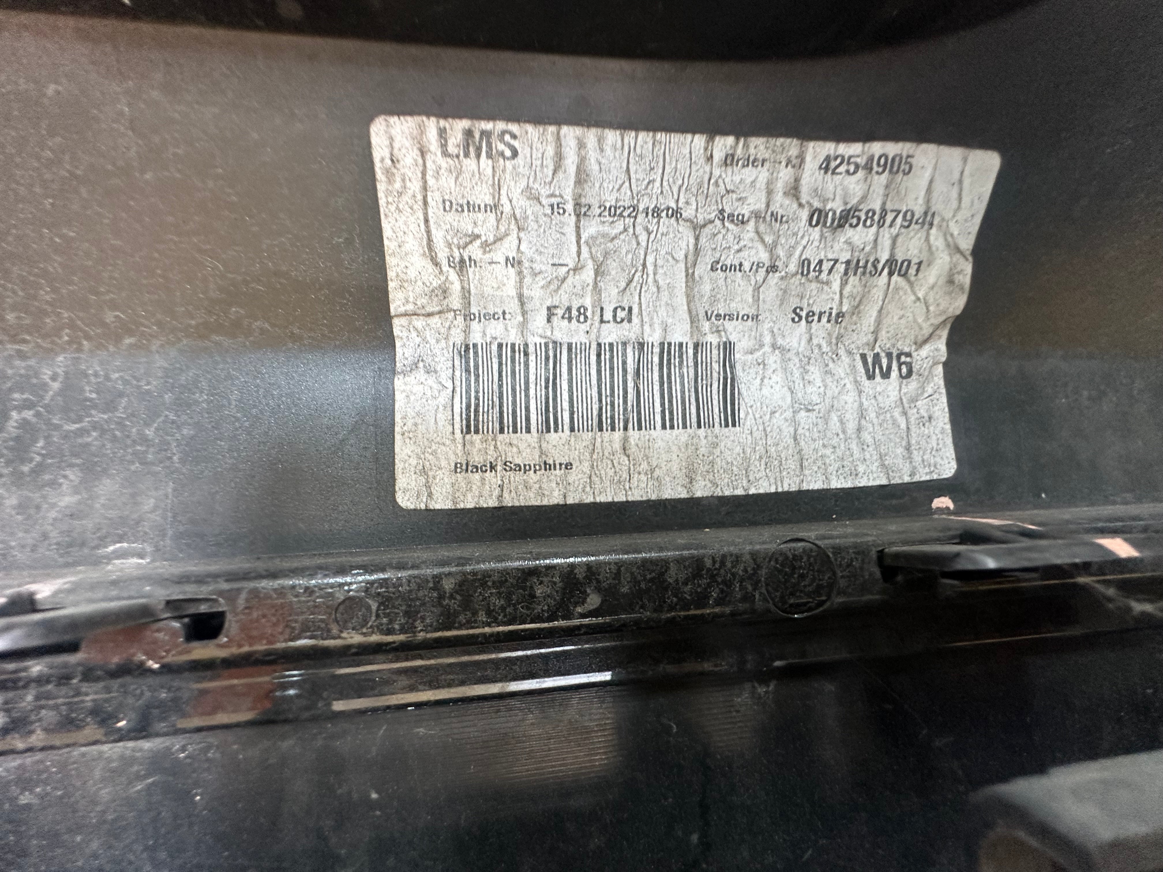 BMW X1 F48 LCI Front Bumper 2019 Onwards